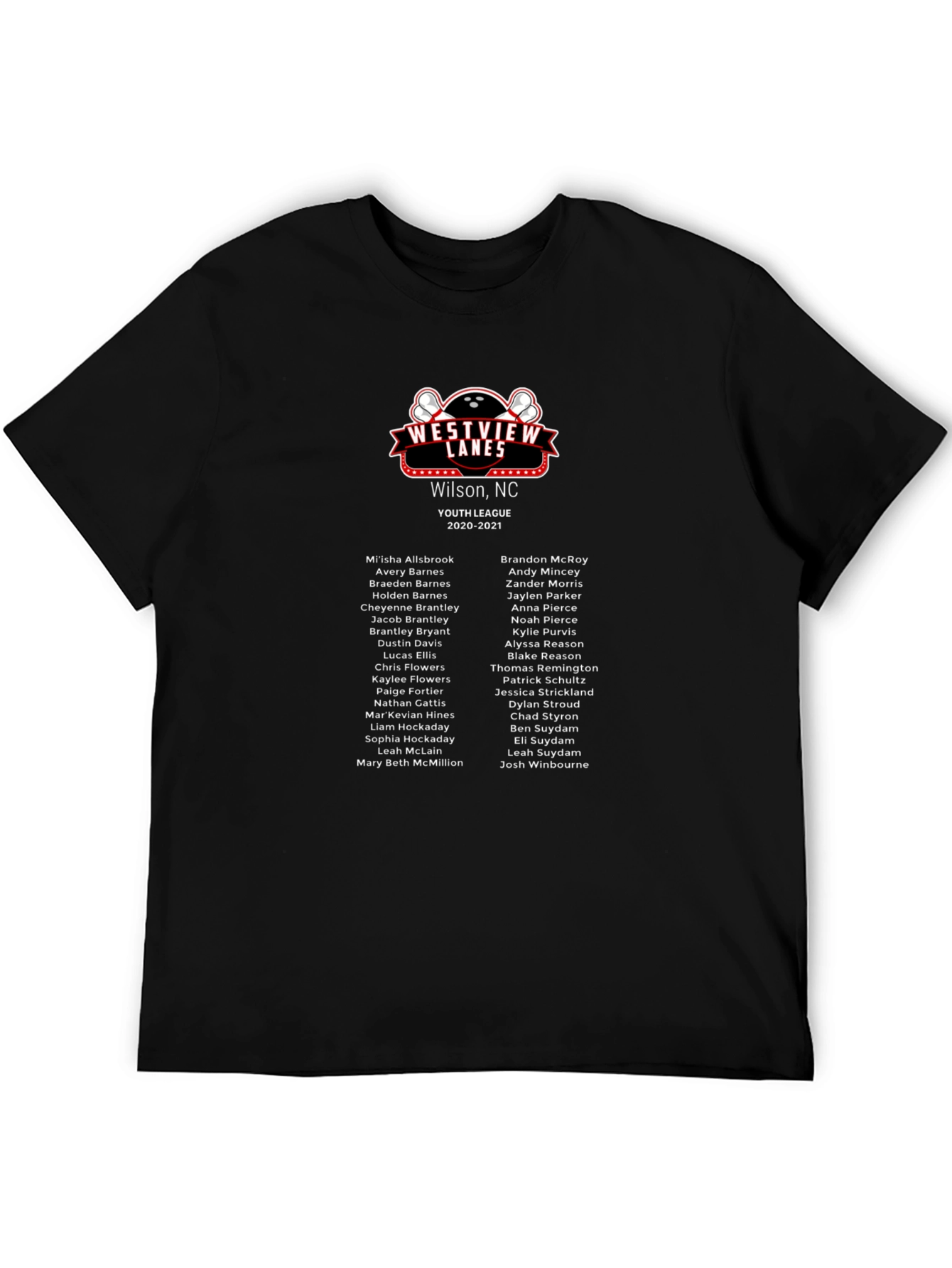 Westview Lanes Bowling Youth League T-Shirt