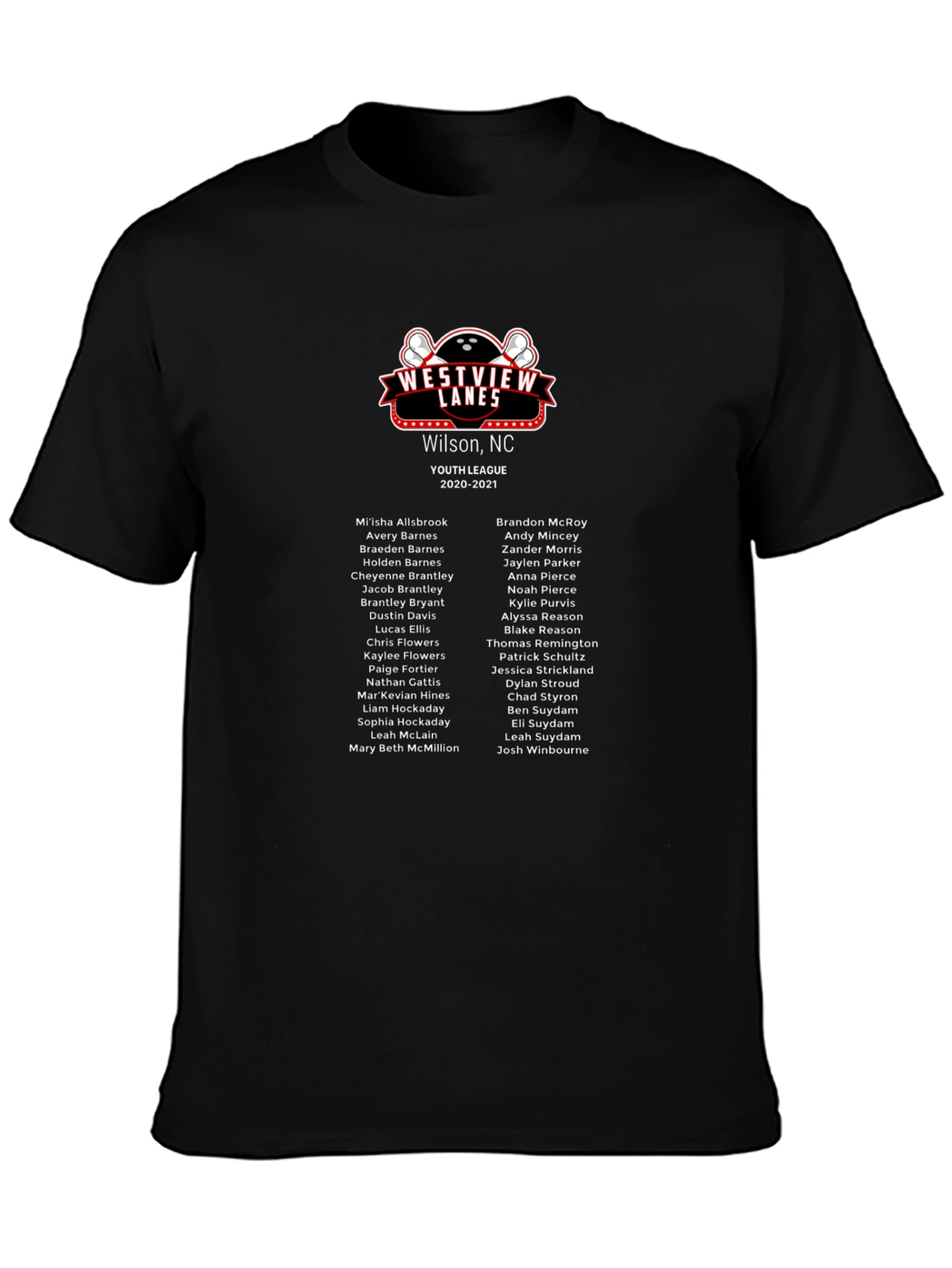 Westview Lanes Bowling Youth League T-Shirt