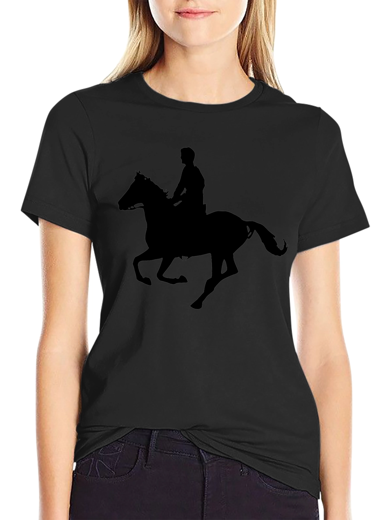 Silhouette Rider T-Shirt - Equestrian Style