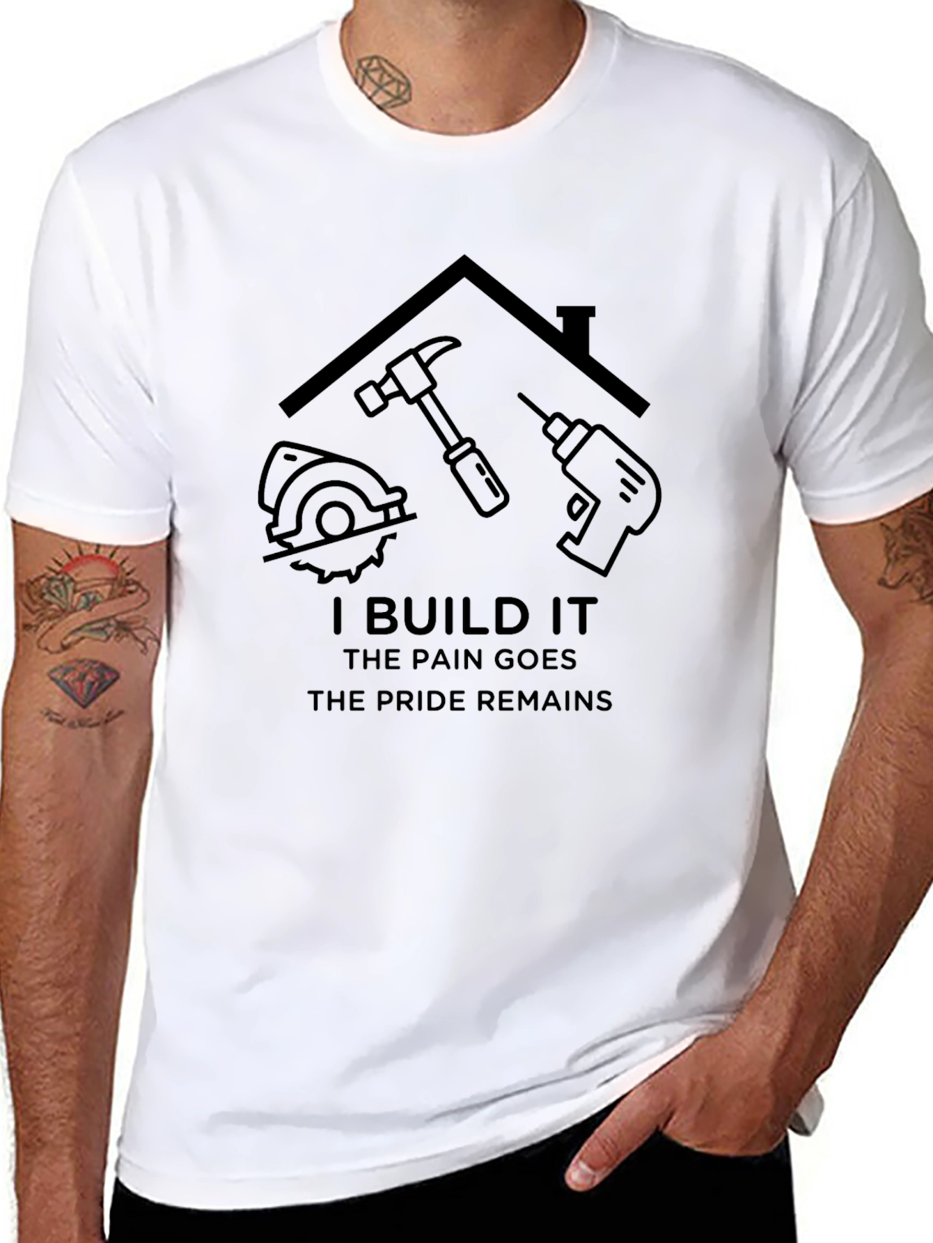 I Build It T-Shirt: Construction Pride