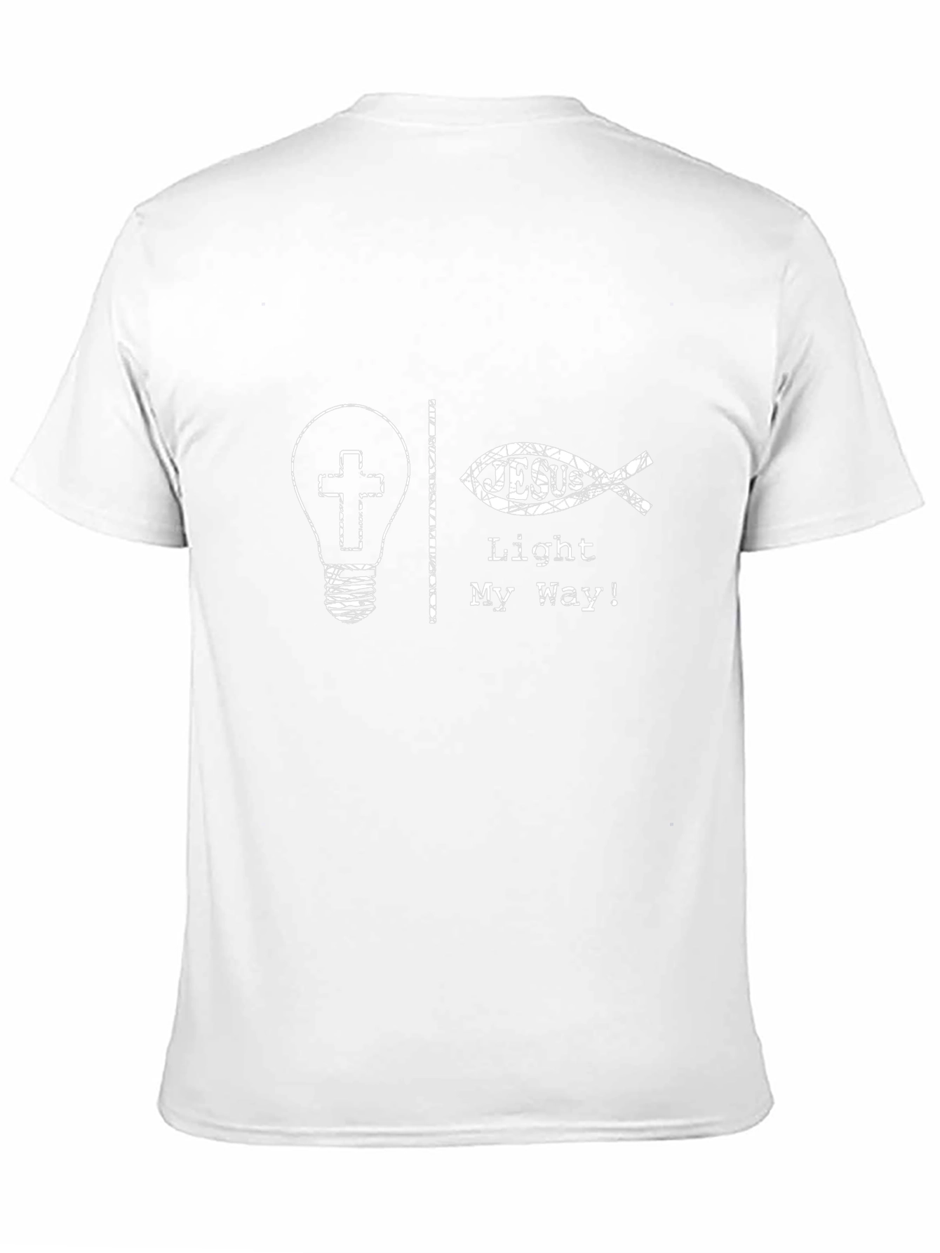 Jesus Light My Way T-Shirt - Christian Faith Tee
