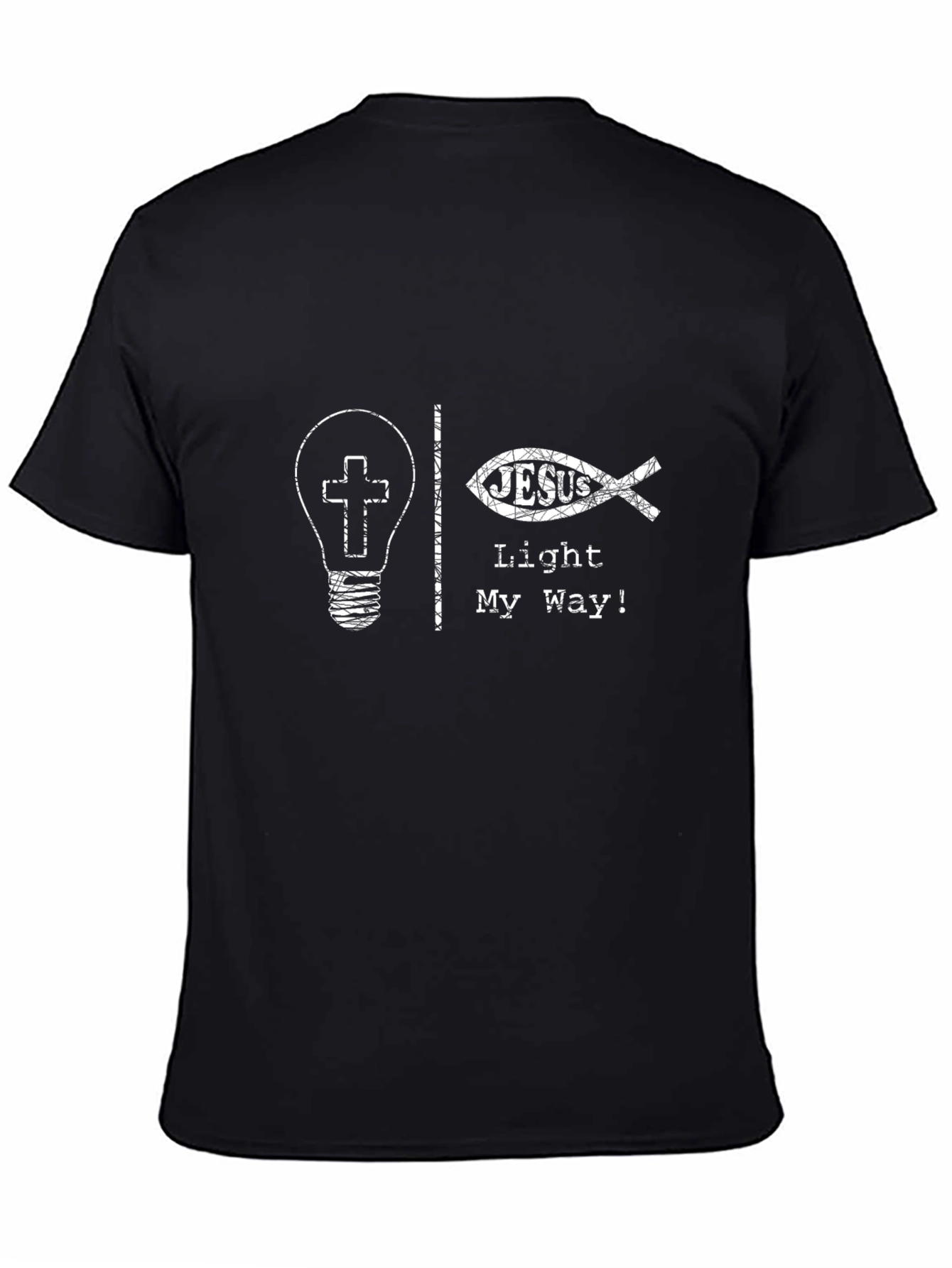Jesus Light My Way T-Shirt - Christian Faith Tee