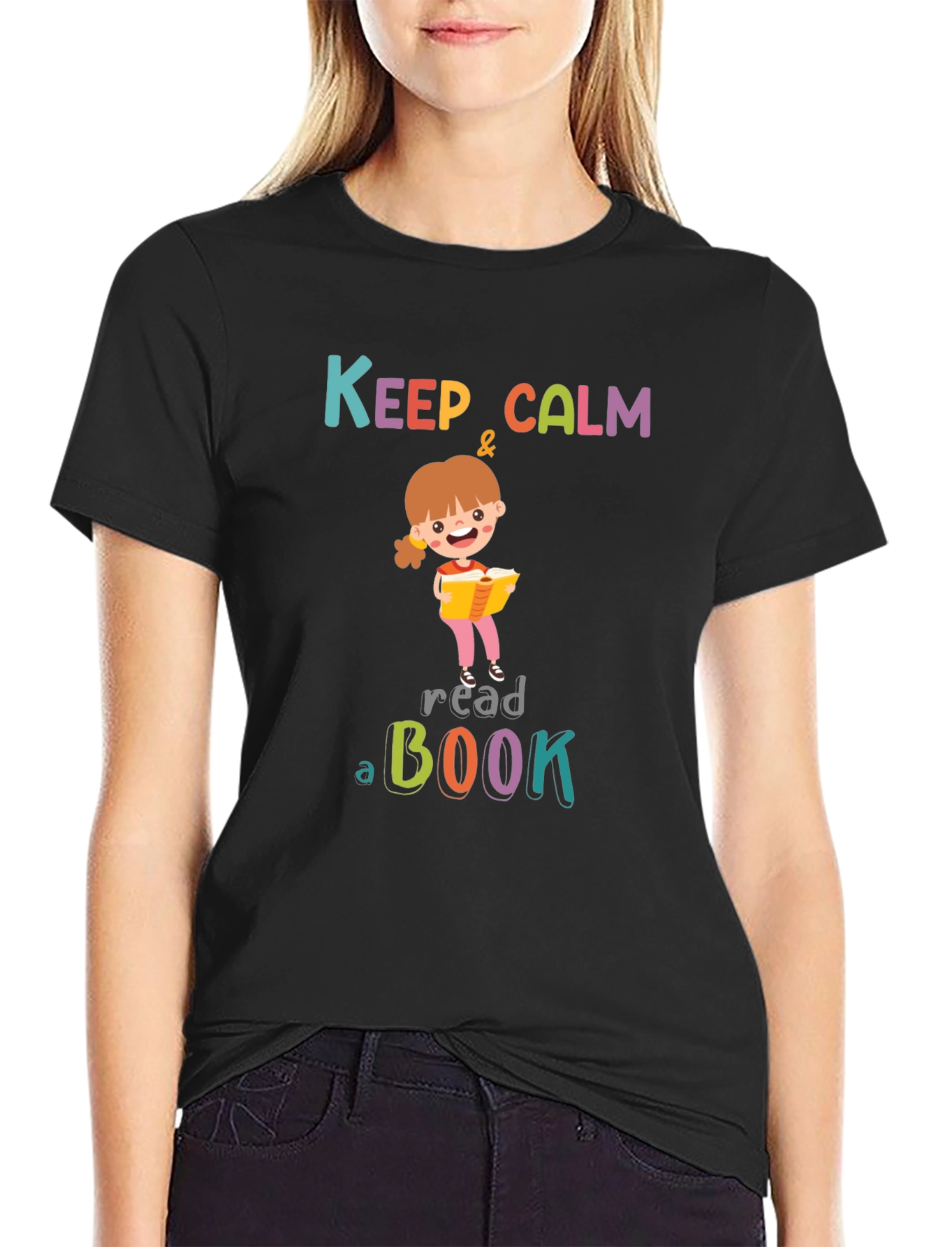 Keep Calm & Read a Book T-Shirt
