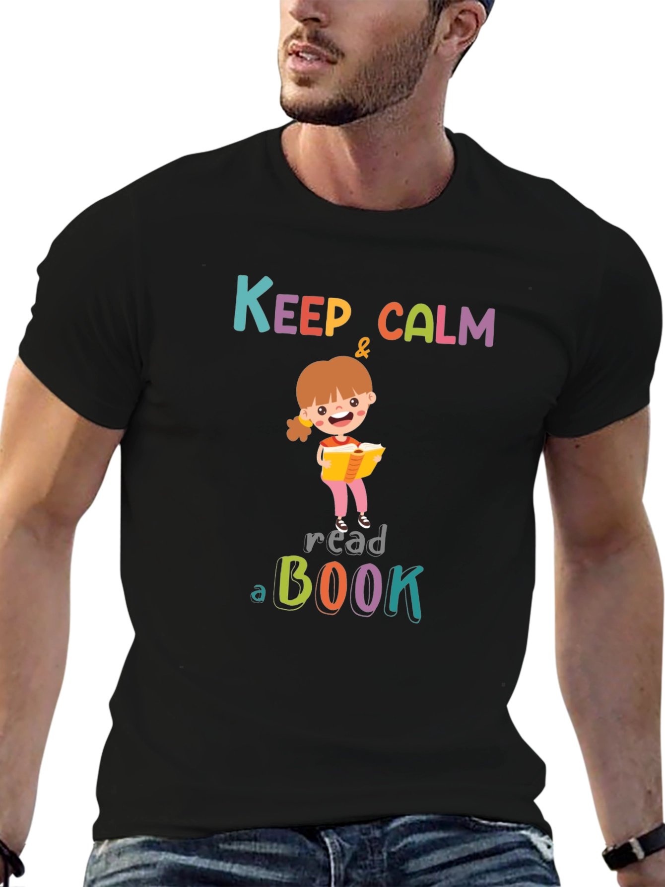 Keep Calm & Read a Book T-Shirt