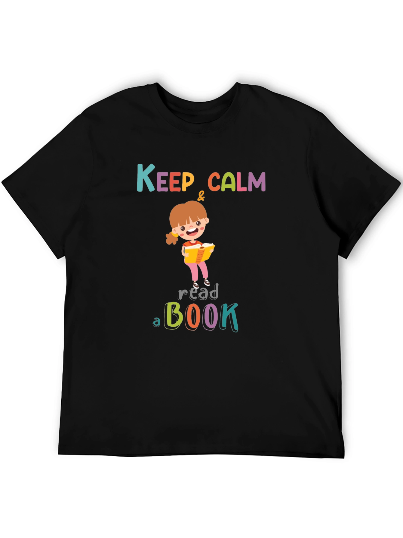 Keep Calm & Read a Book T-Shirt