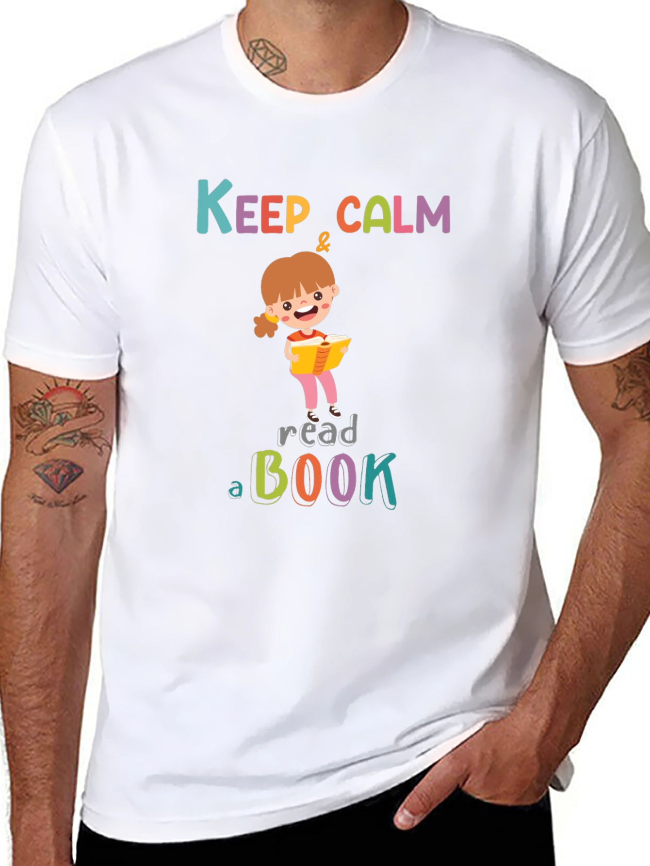 Keep Calm & Read a Book T-Shirt