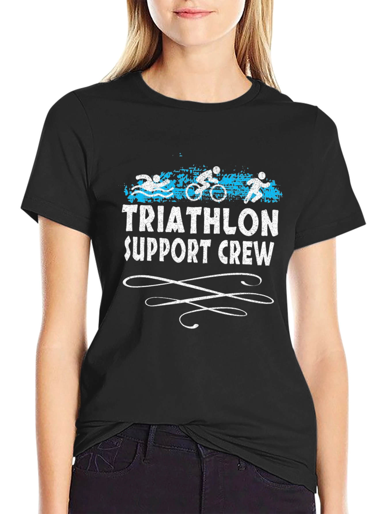 Triathlon Support Crew Graphic T-Shirt