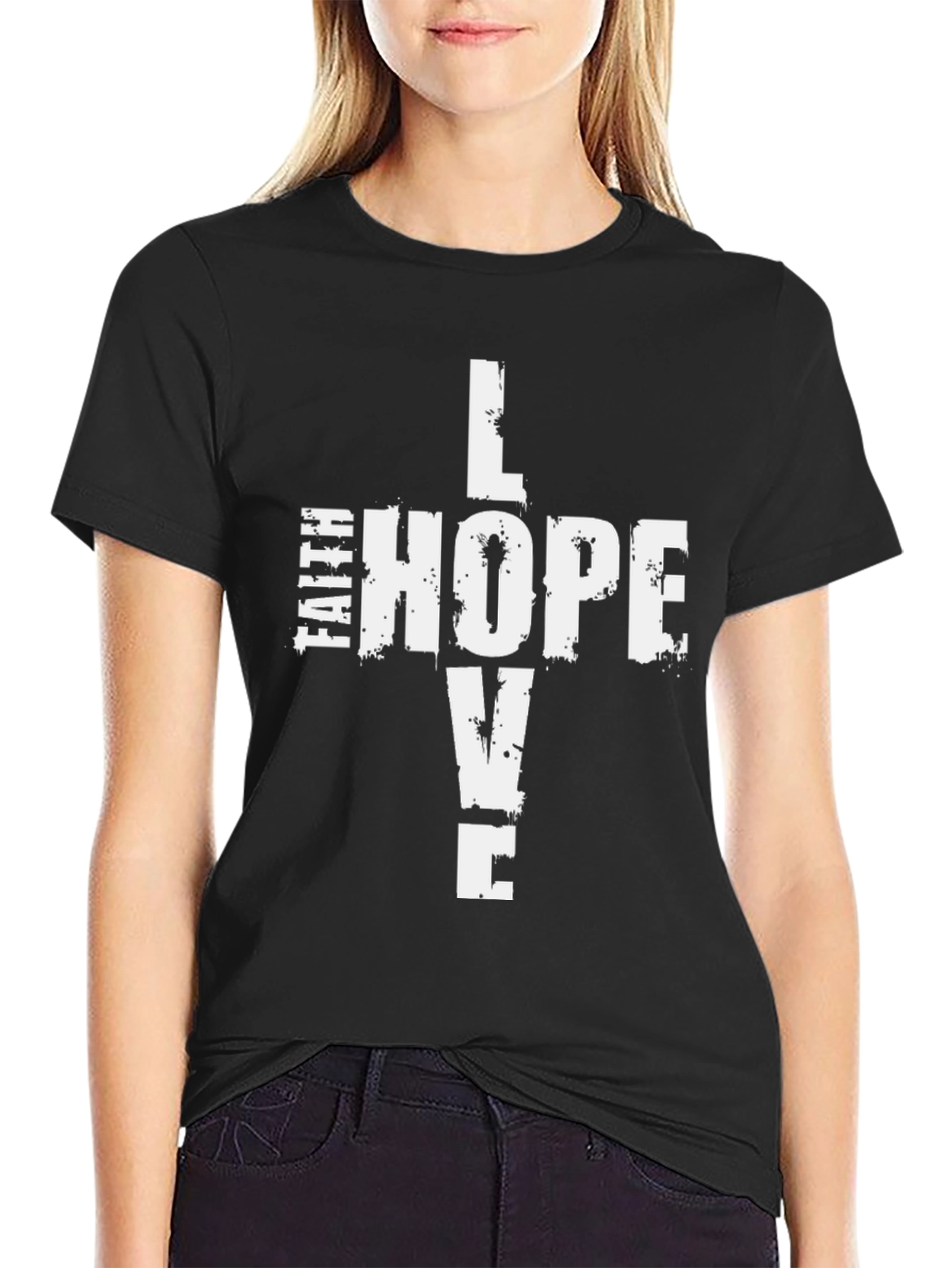 Faith Hope Love T-Shirt - Christian Inspired Tee
