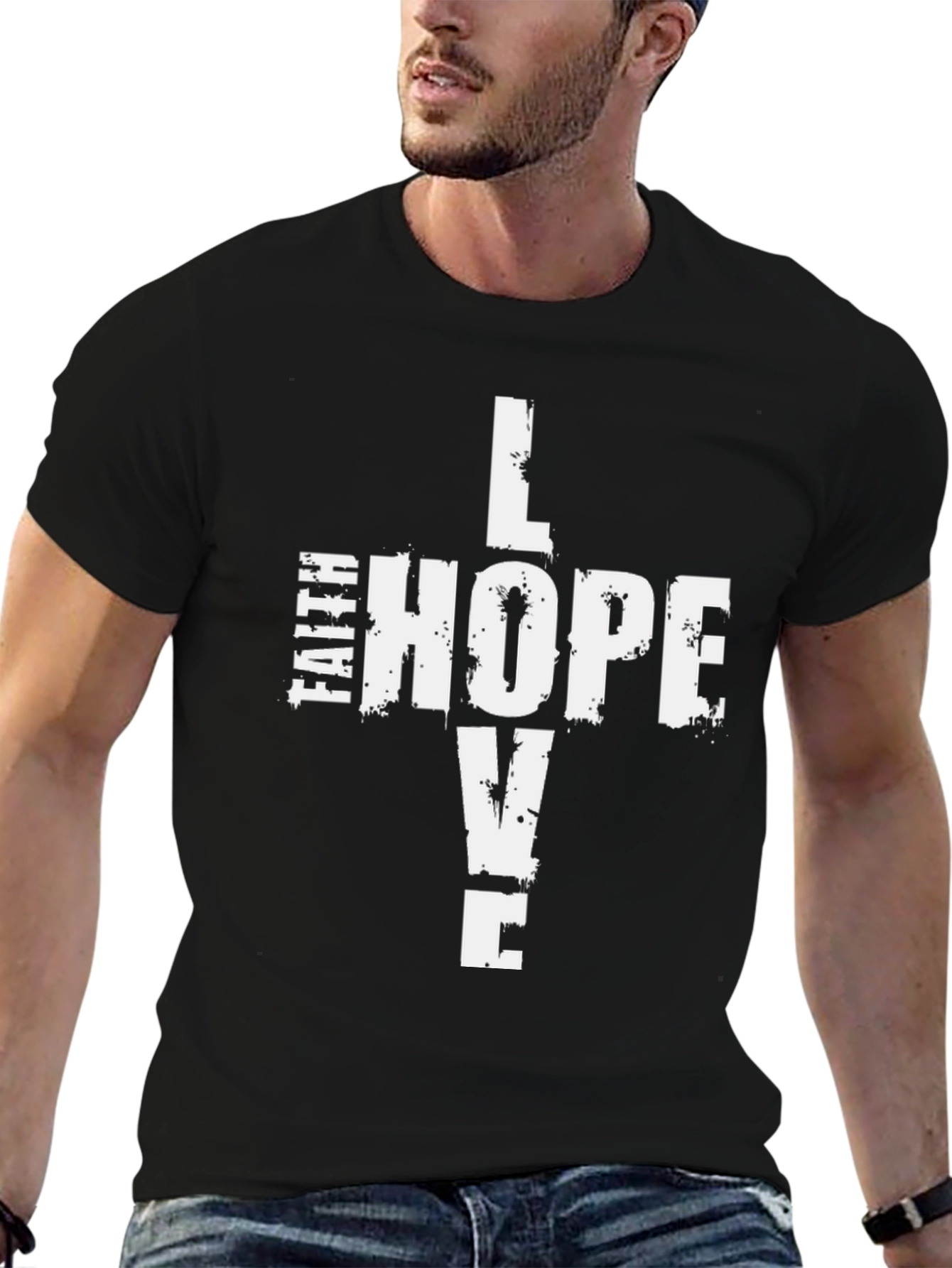 Faith Hope Love T-Shirt - Christian Inspired Tee
