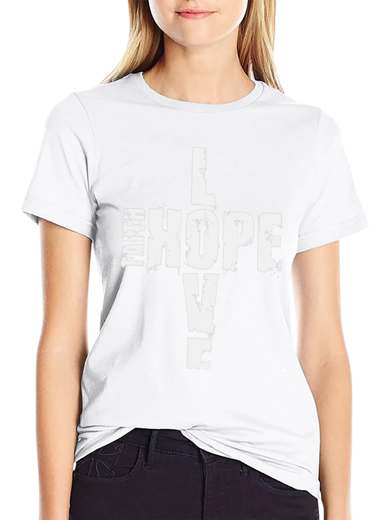 Faith Hope Love T-Shirt - Christian Inspired Tee