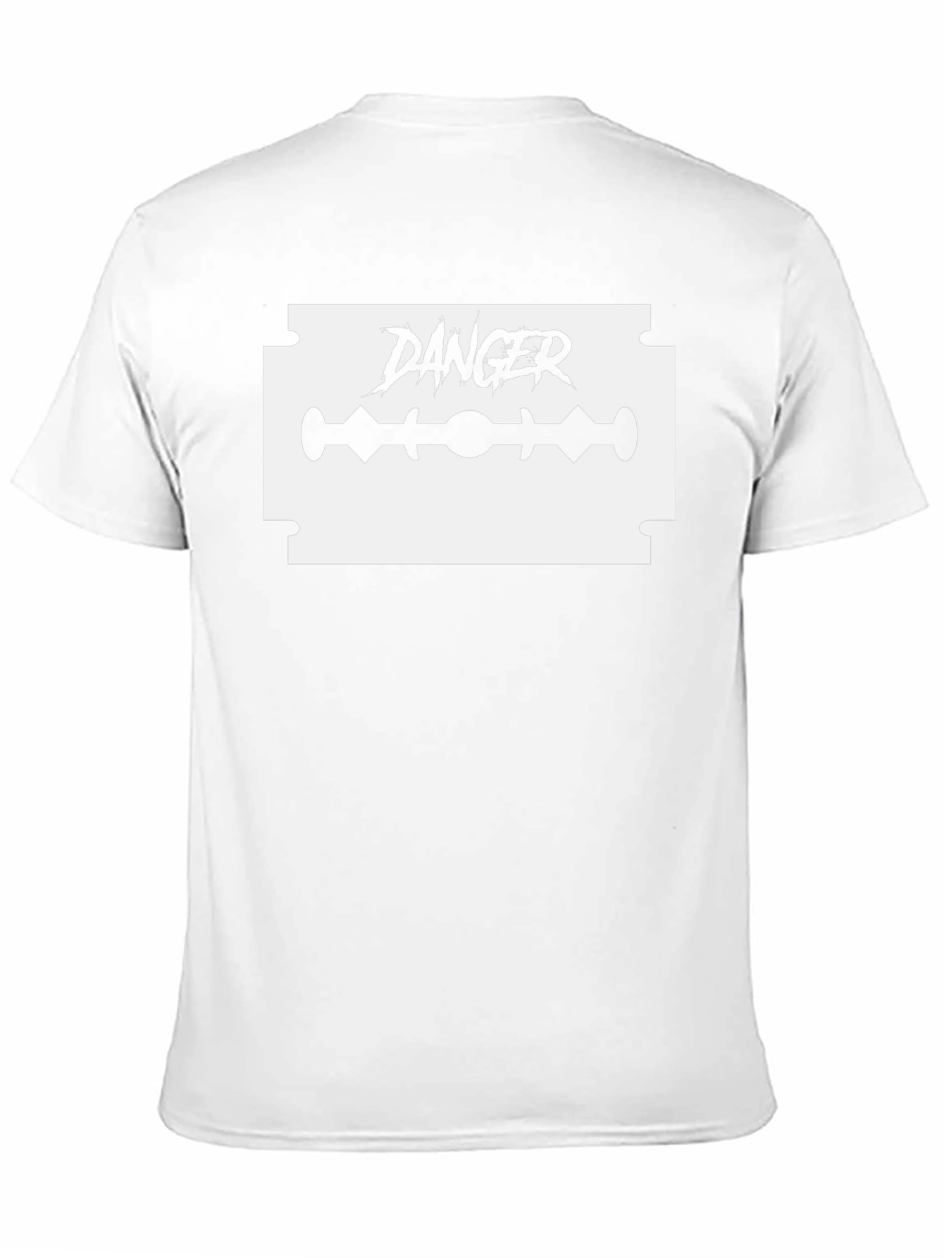 Danger Razor Blade Graphic T-Shirt