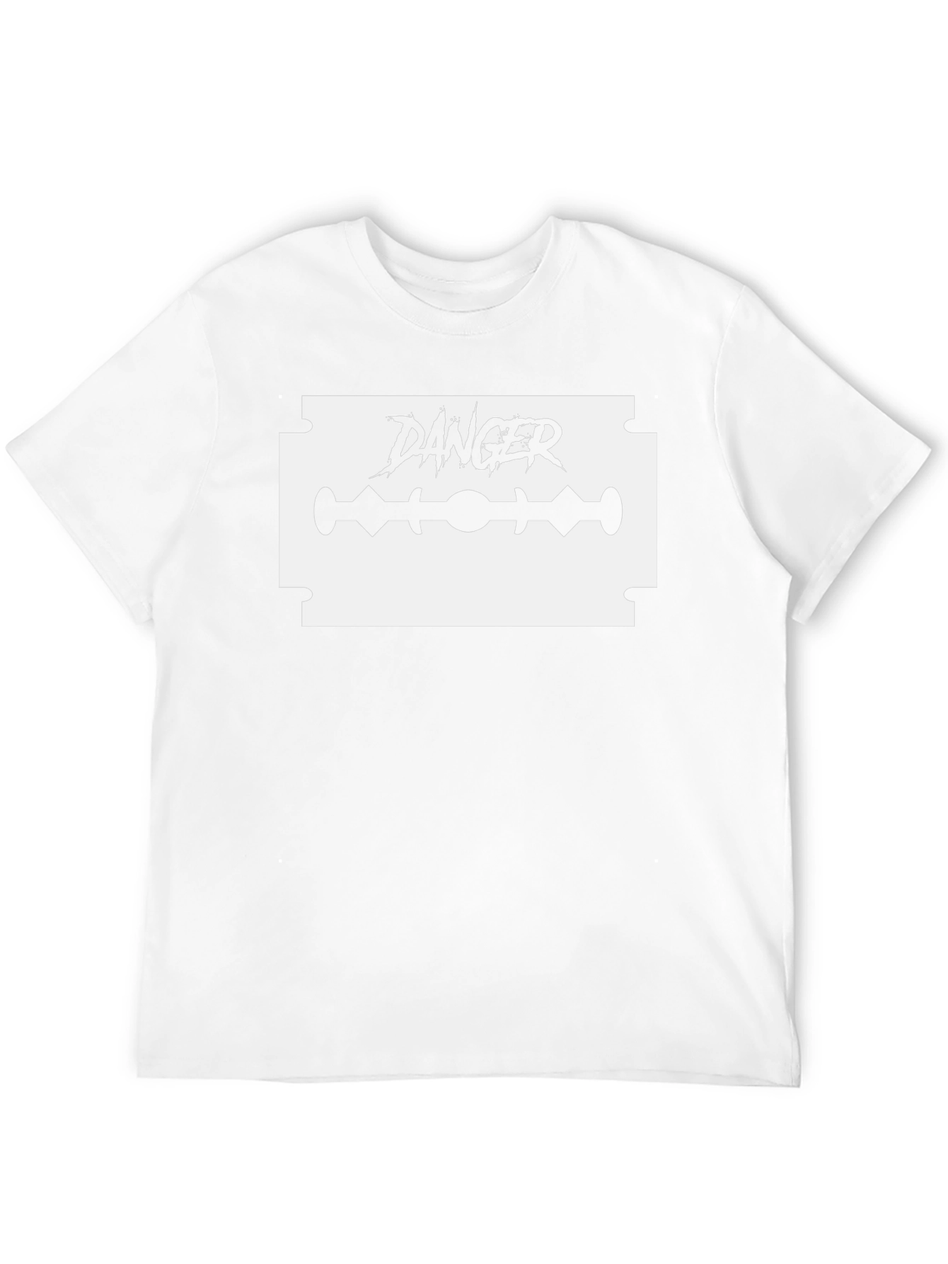 Danger Razor Blade Graphic T-Shirt