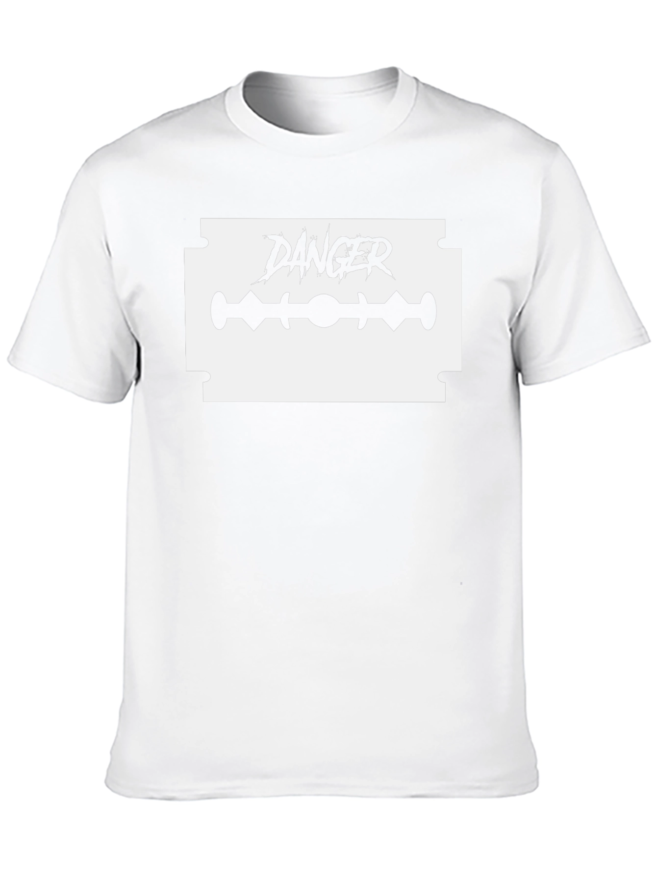 Danger Razor Blade Graphic T-Shirt