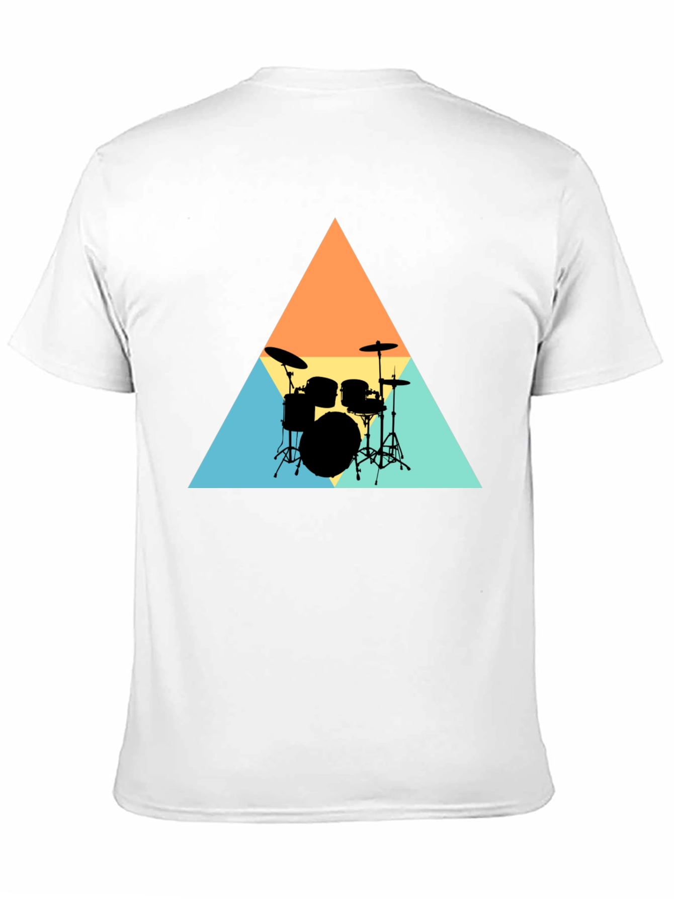 Retro Drum Set Graphic Tee