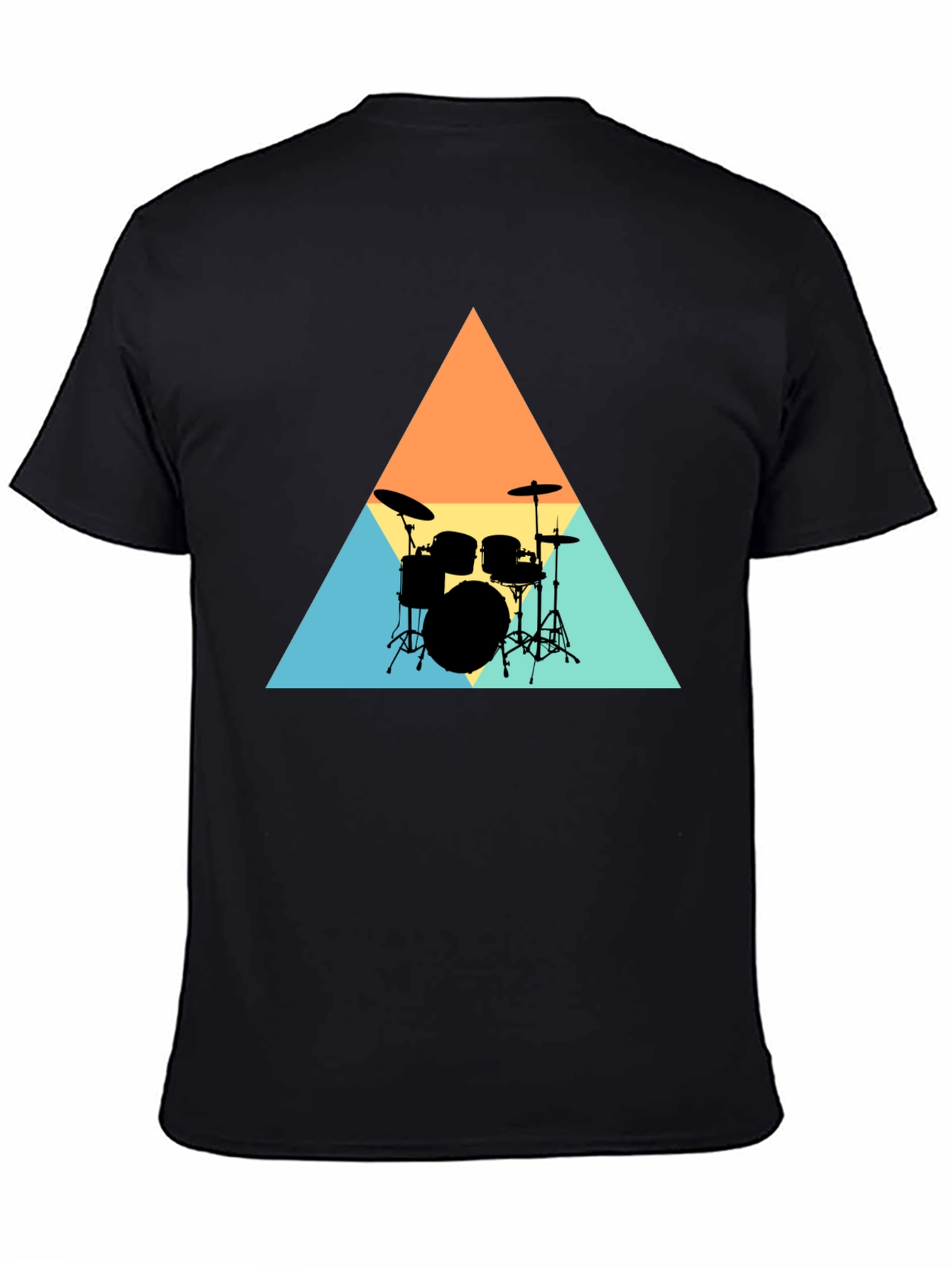 Retro Drum Set Graphic Tee