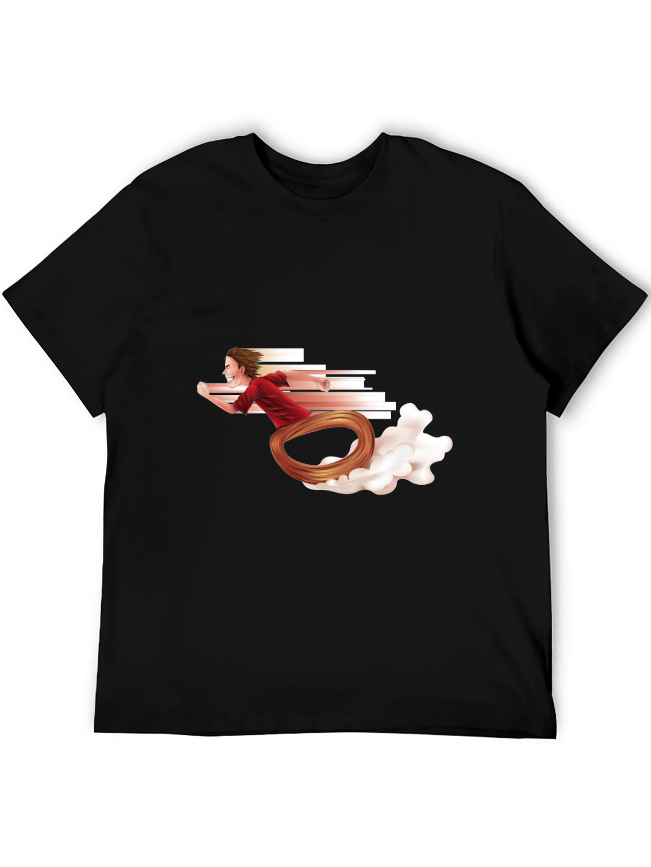 Speedster Graphic Tee - Black Cotton Blend
