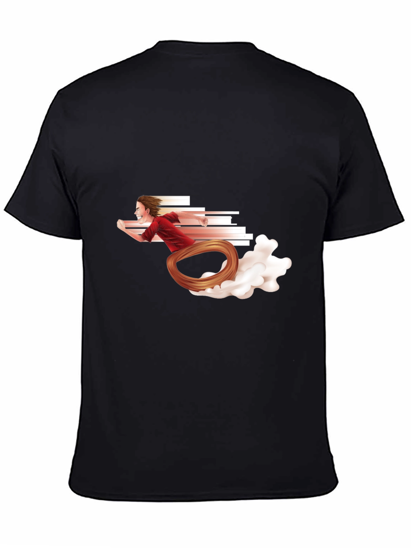 Speedster Graphic Tee - Black Cotton Blend