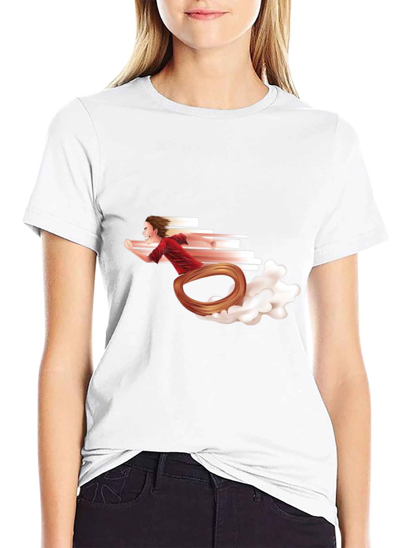 Speedster Graphic Tee - Black Cotton Blend
