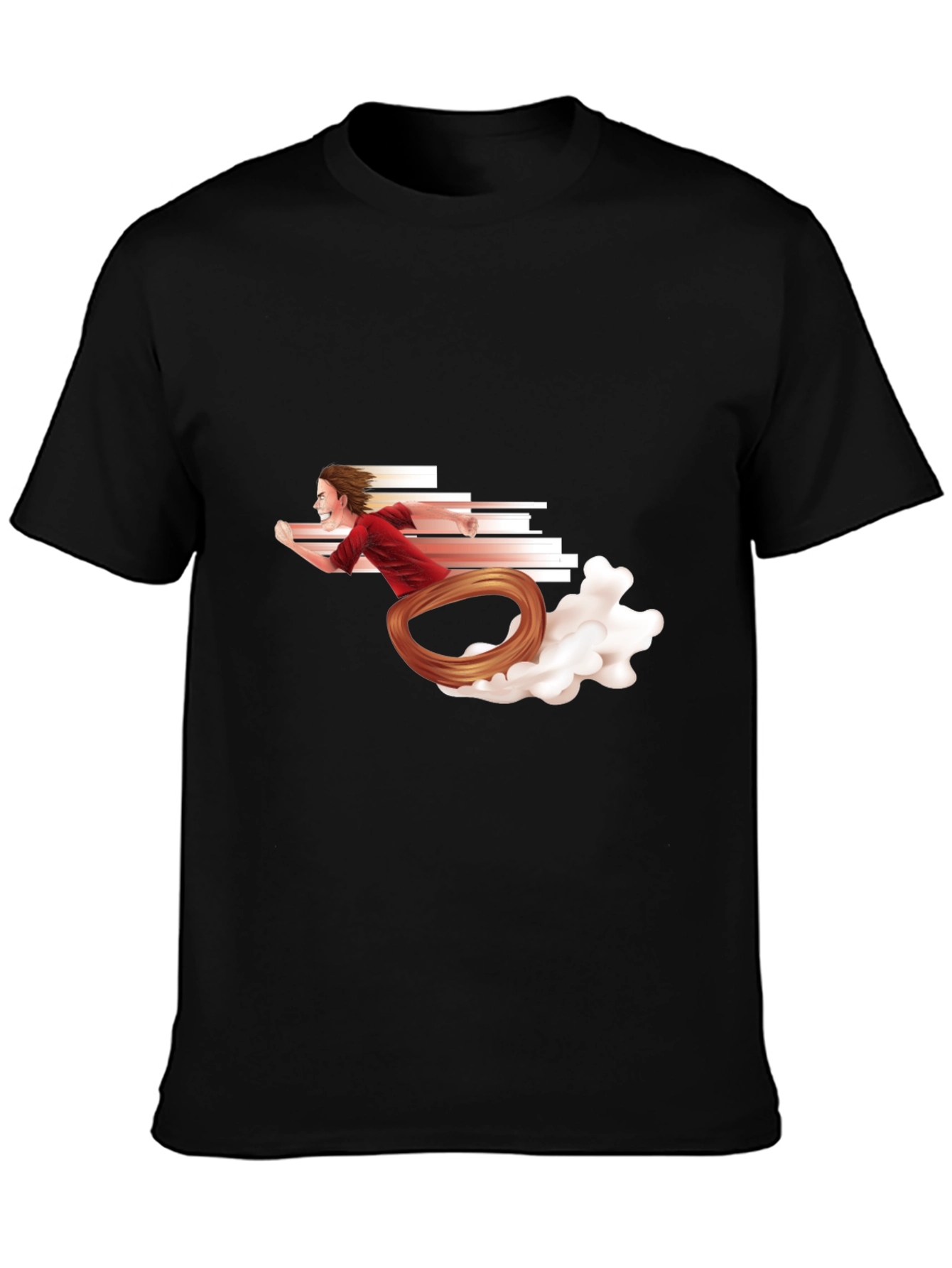 Speedster Graphic Tee - Black Cotton Blend