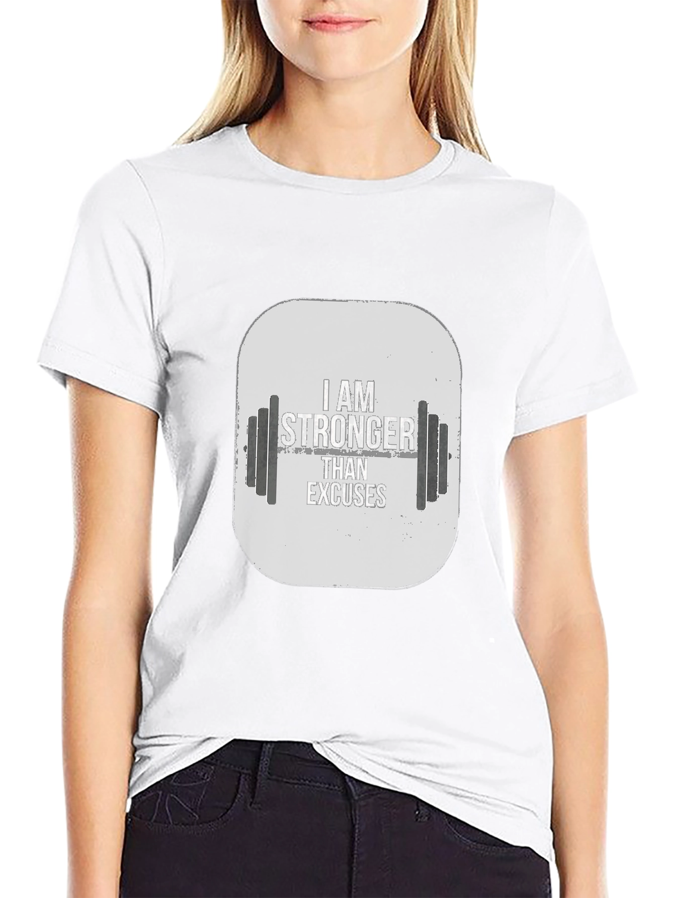 I Am Stronger Than Excuses Graphic T-Shirt