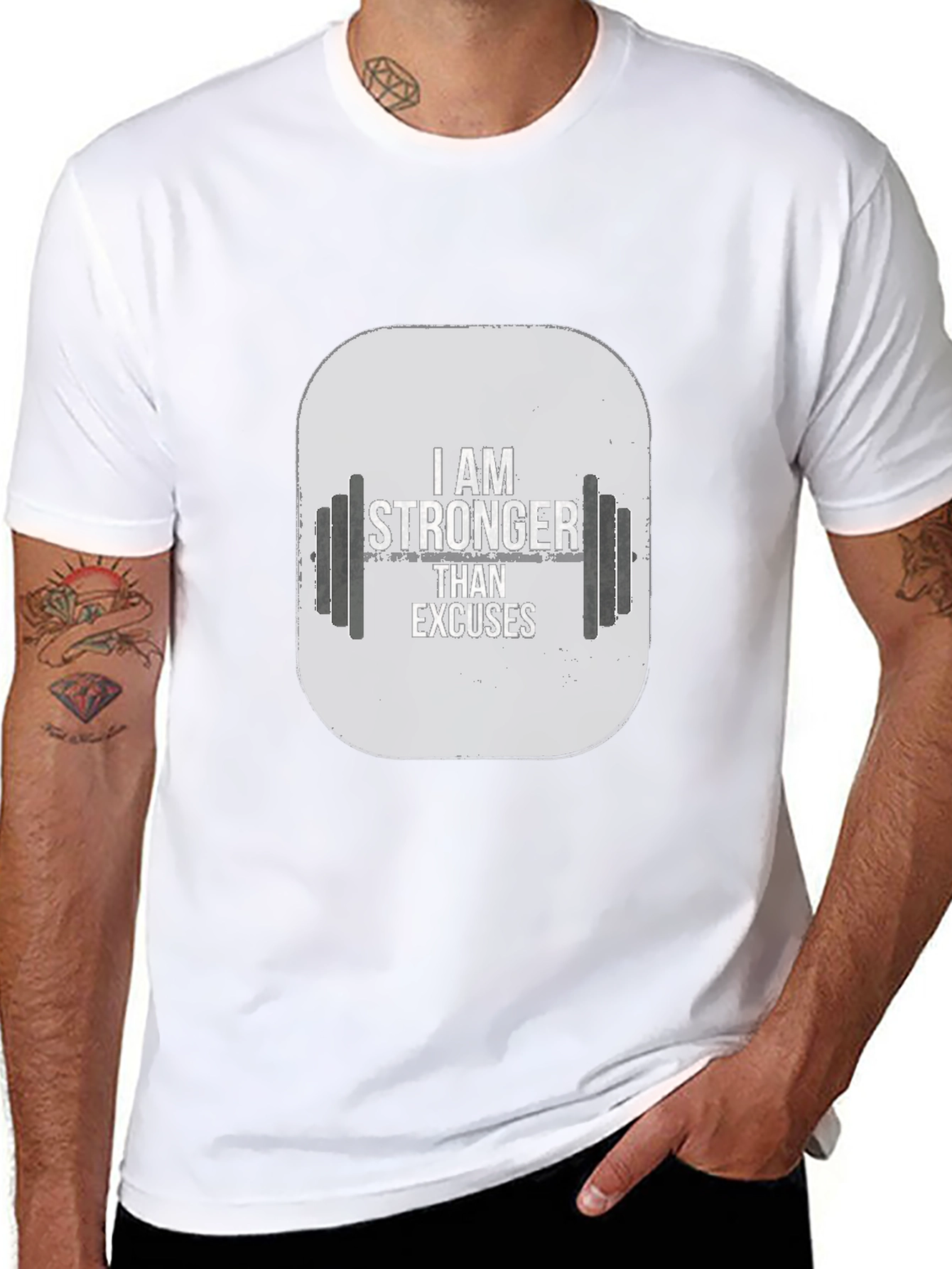 I Am Stronger Than Excuses Graphic T-Shirt