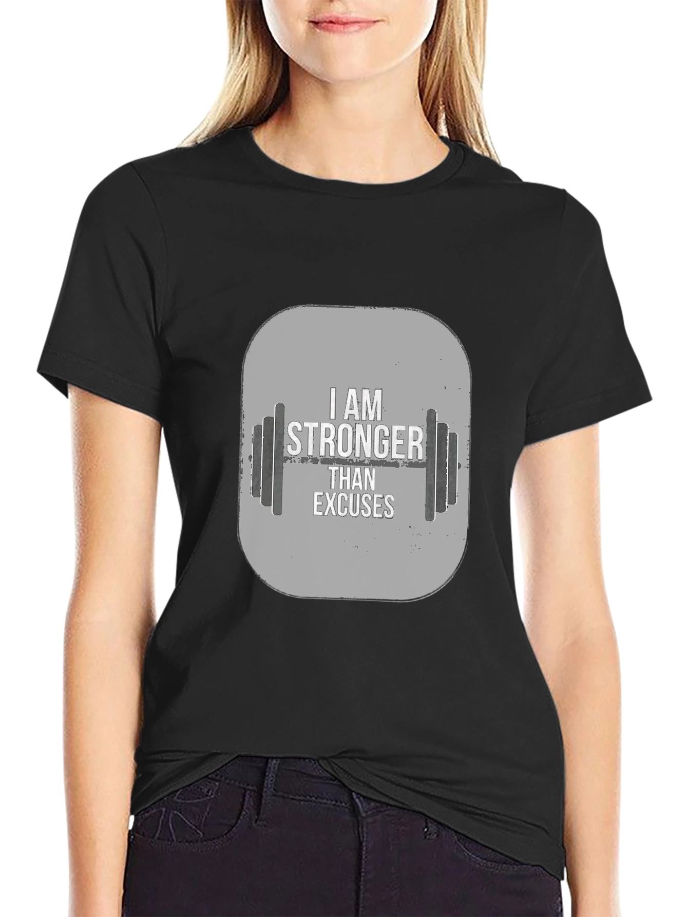 I Am Stronger Than Excuses Graphic T-Shirt