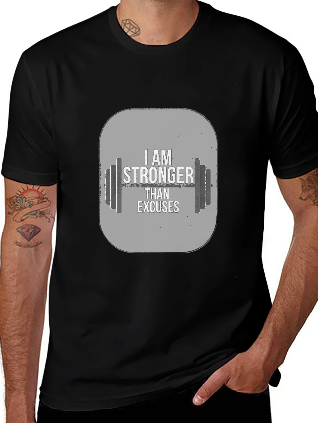 I Am Stronger Than Excuses Graphic T-Shirt