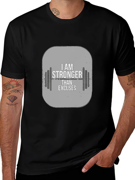 I Am Stronger Than Excuses Graphic T-Shirt