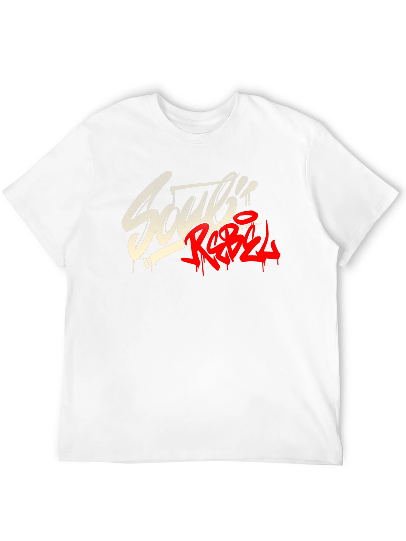 Souls Rebel Black Graphic T-Shirt