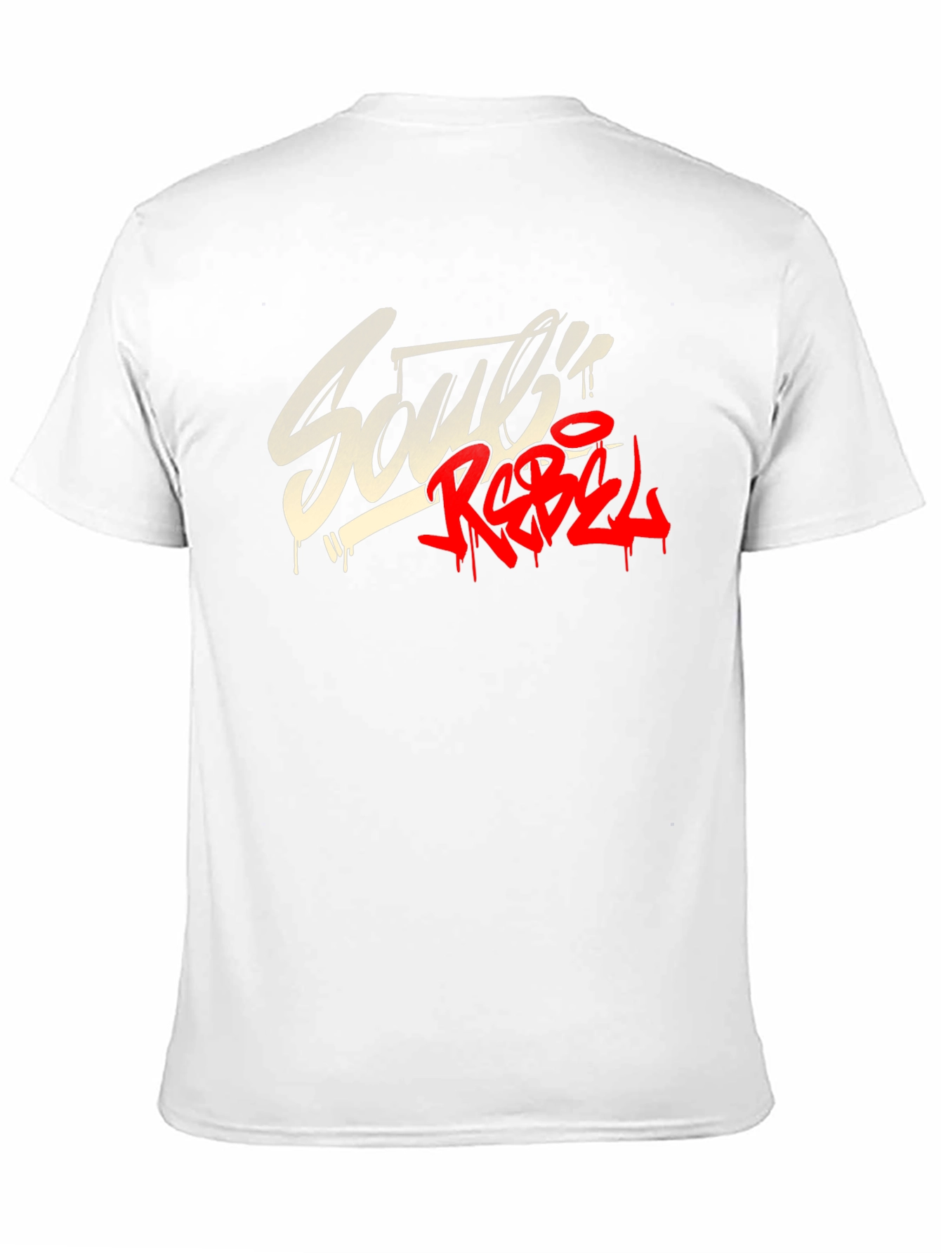 Souls Rebel Black Graphic T-Shirt