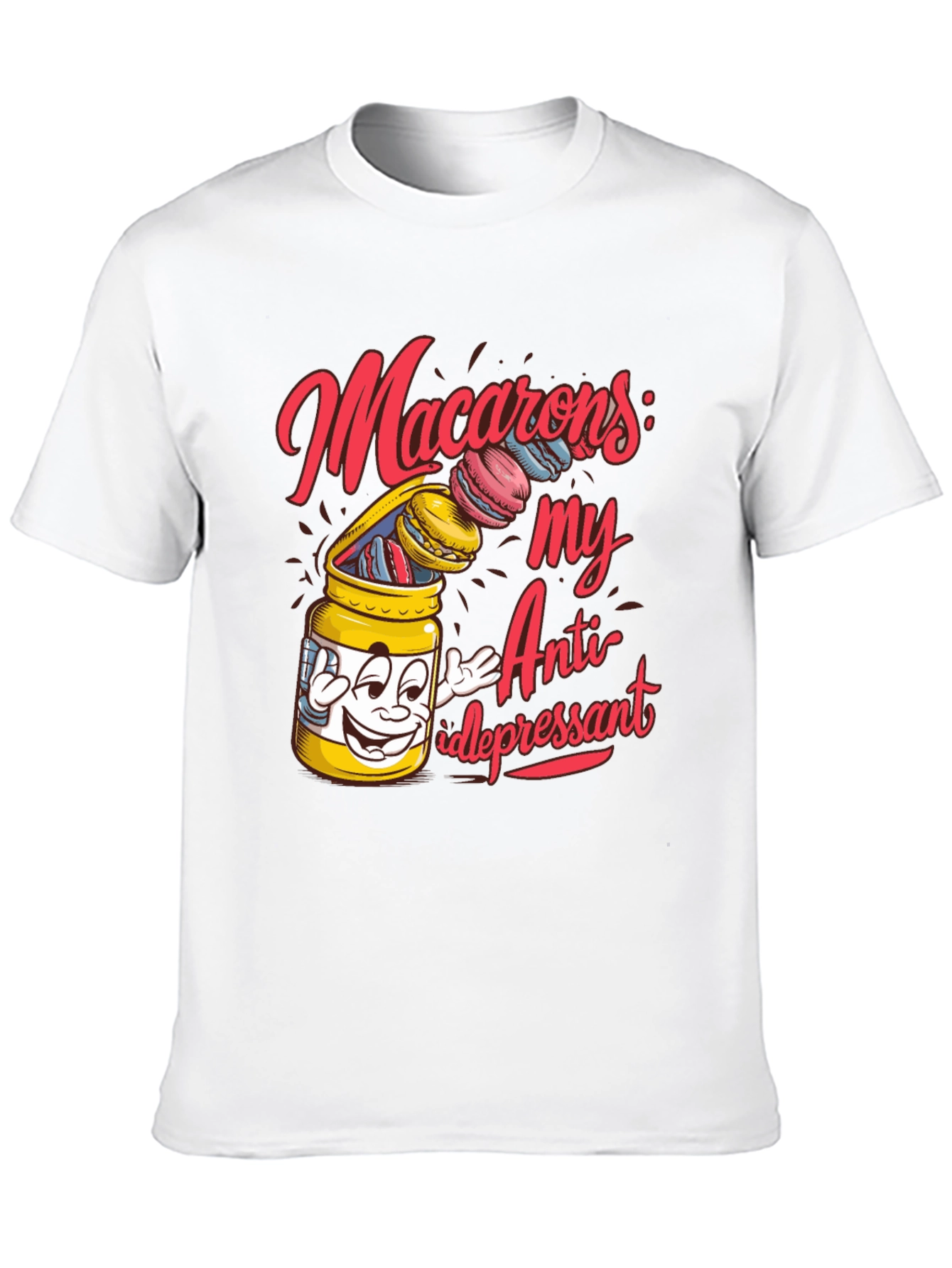 Macarons My Anti-depressant Graphic T-Shirt