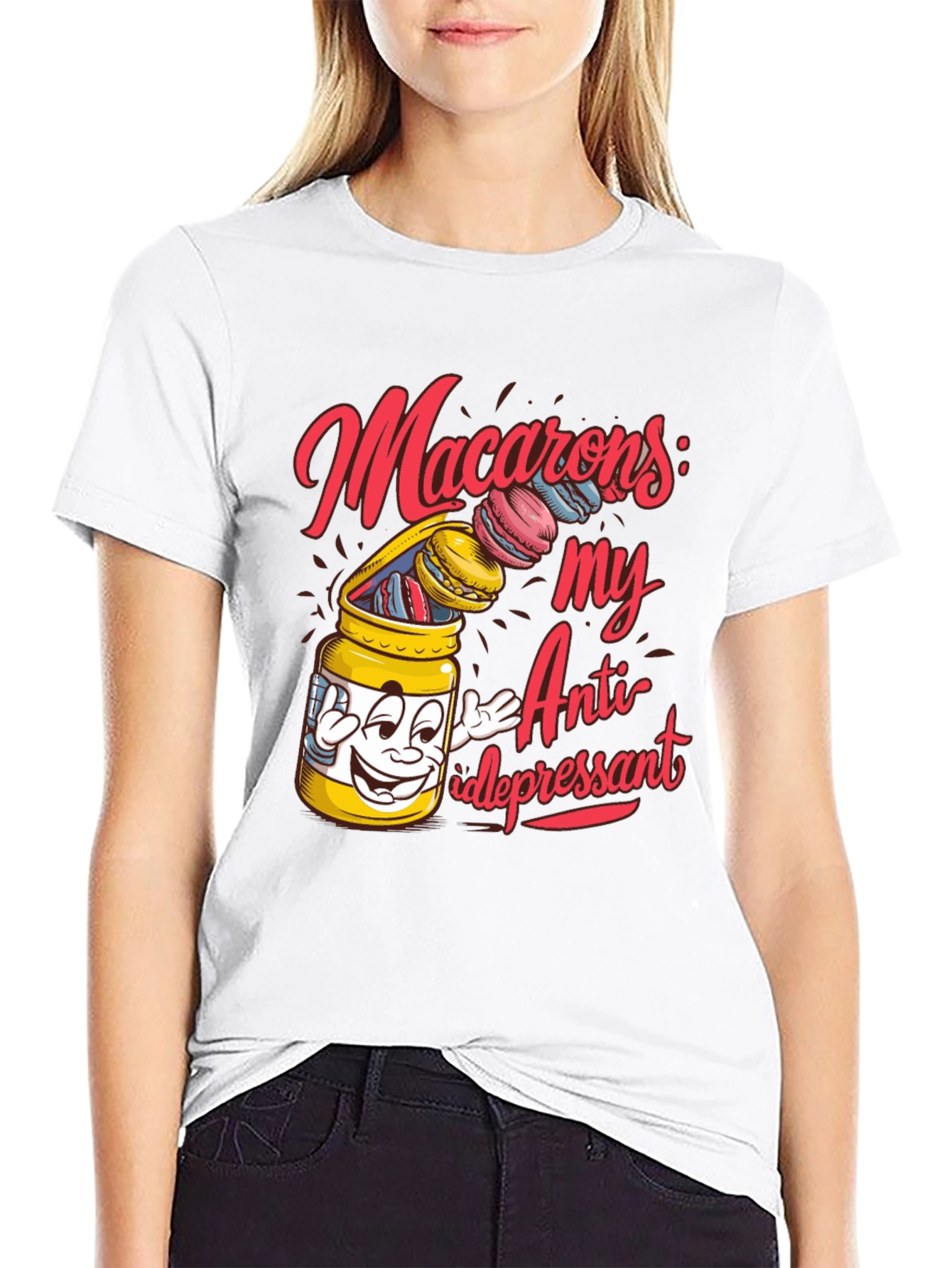 Macarons My Anti-depressant Graphic T-Shirt