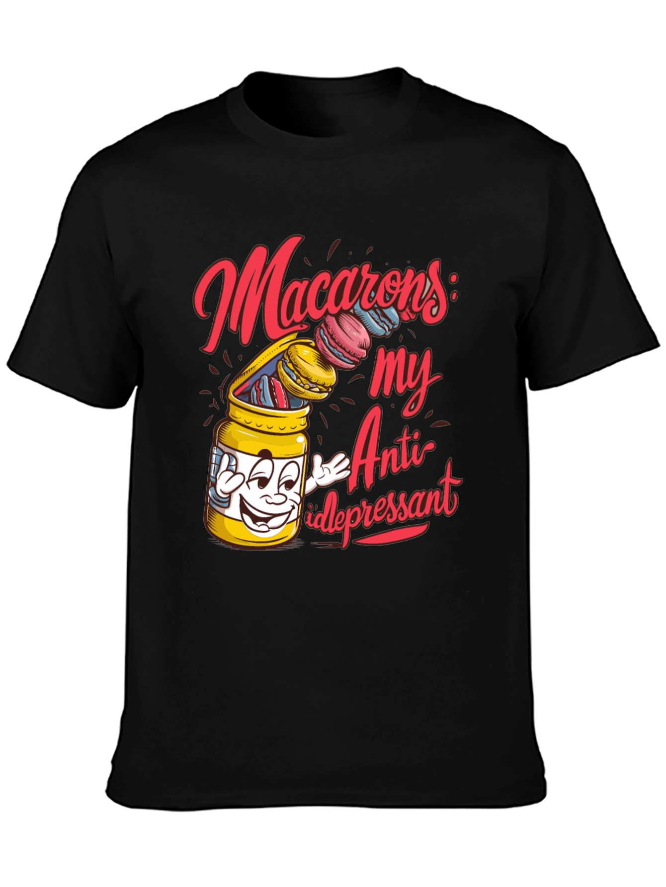 Macarons My Anti-depressant Graphic T-Shirt