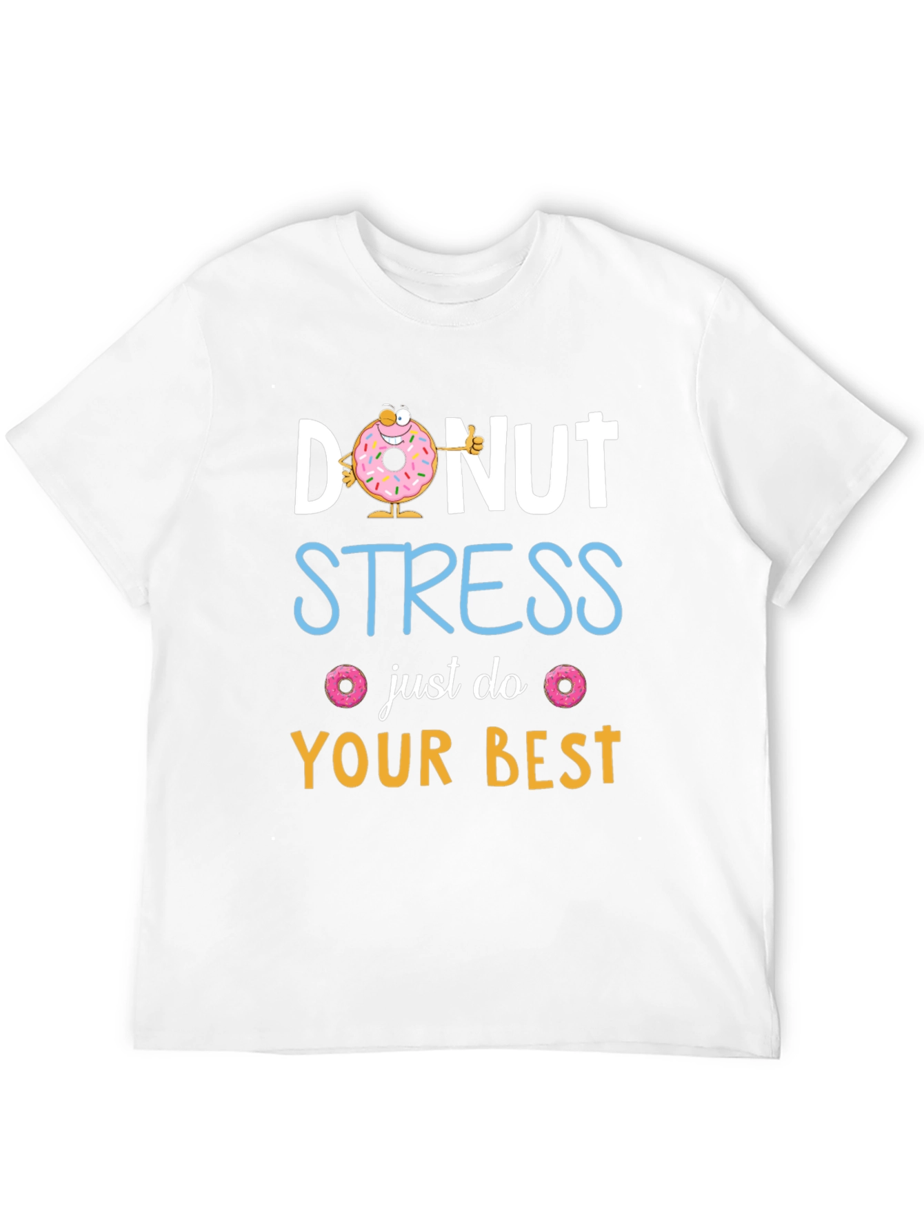 Donut Stress T-Shirt: Funny Graphic Tee