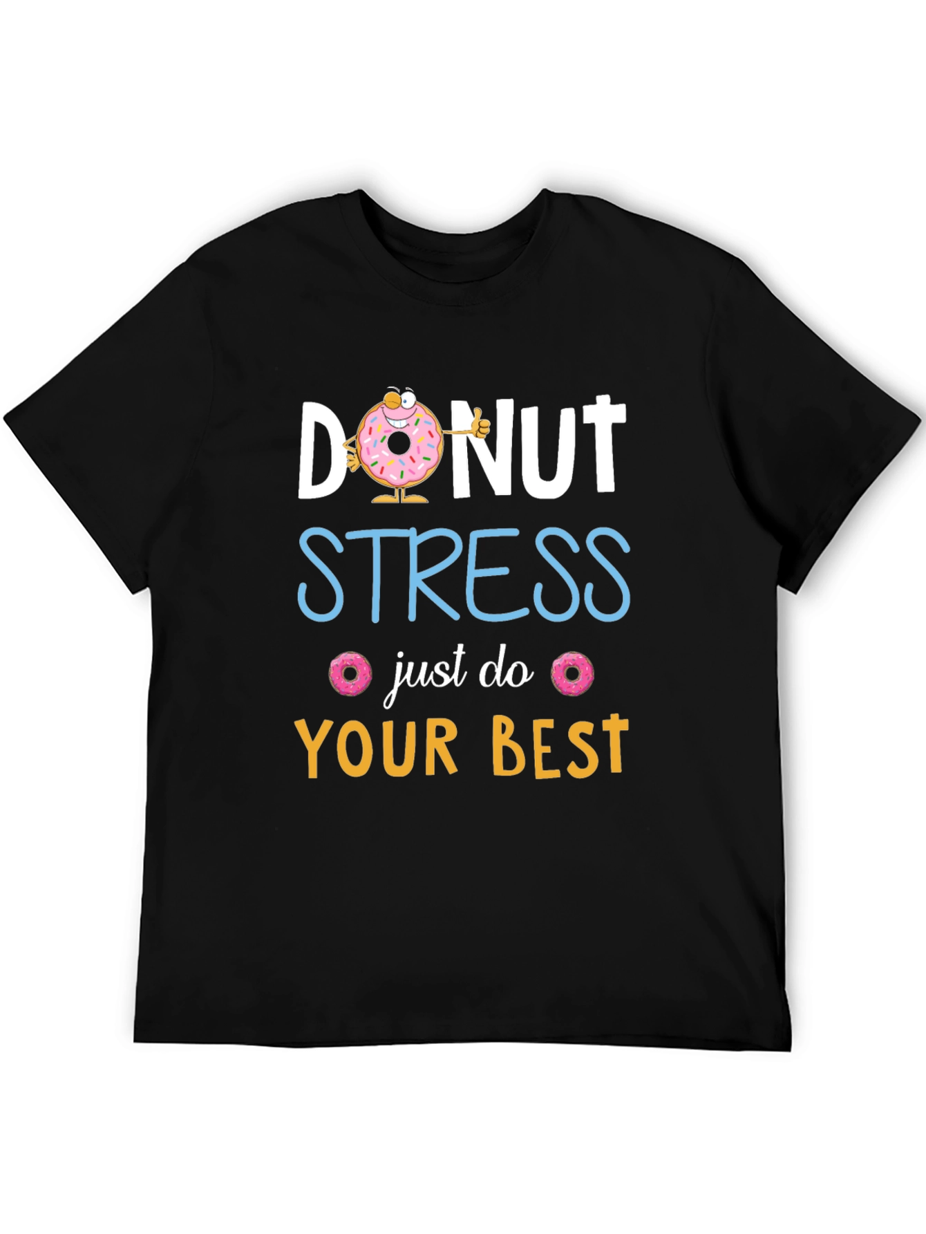 Donut Stress T-Shirt: Funny Graphic Tee