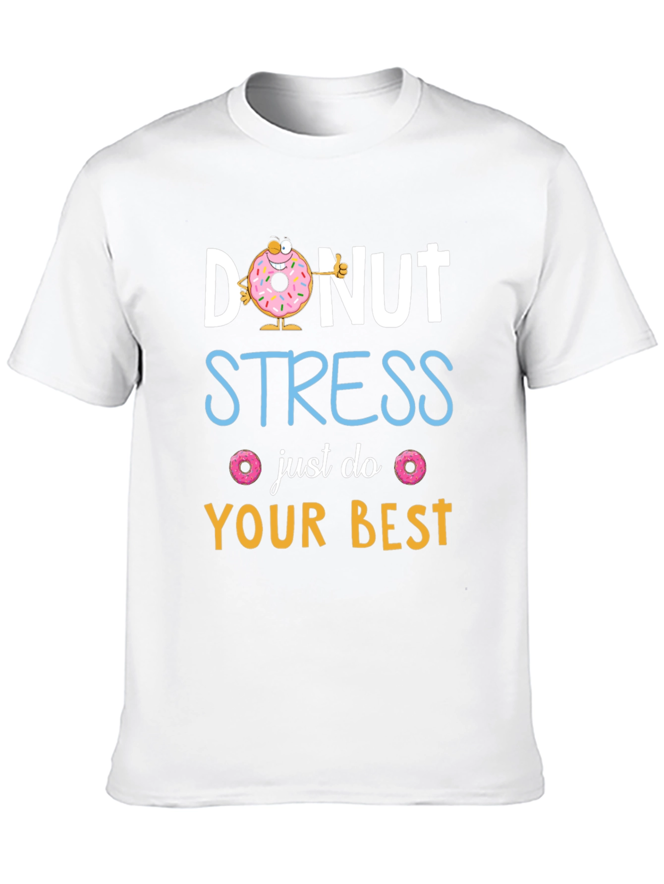 Donut Stress T-Shirt: Funny Graphic Tee
