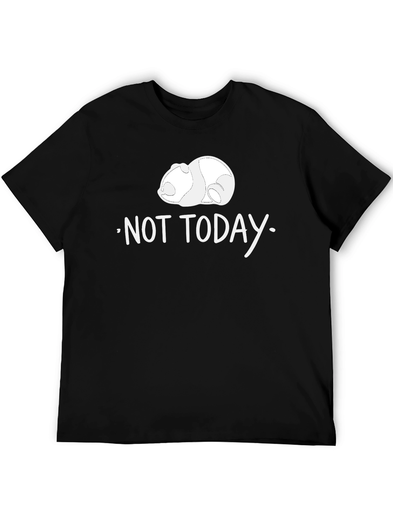 Not Today Panda Graphic Tee - Relaxed Fit