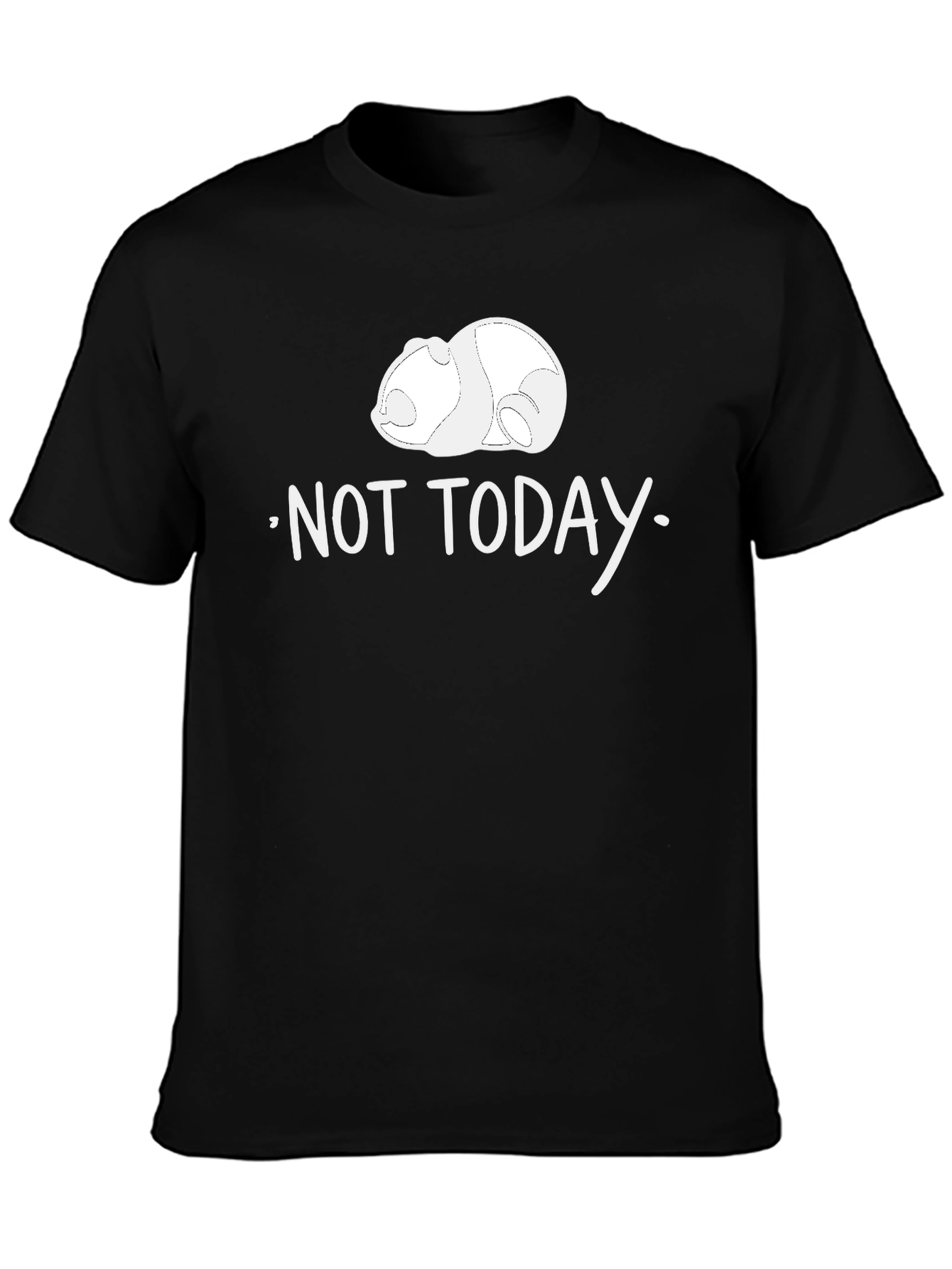 Not Today Panda Graphic Tee - Relaxed Fit