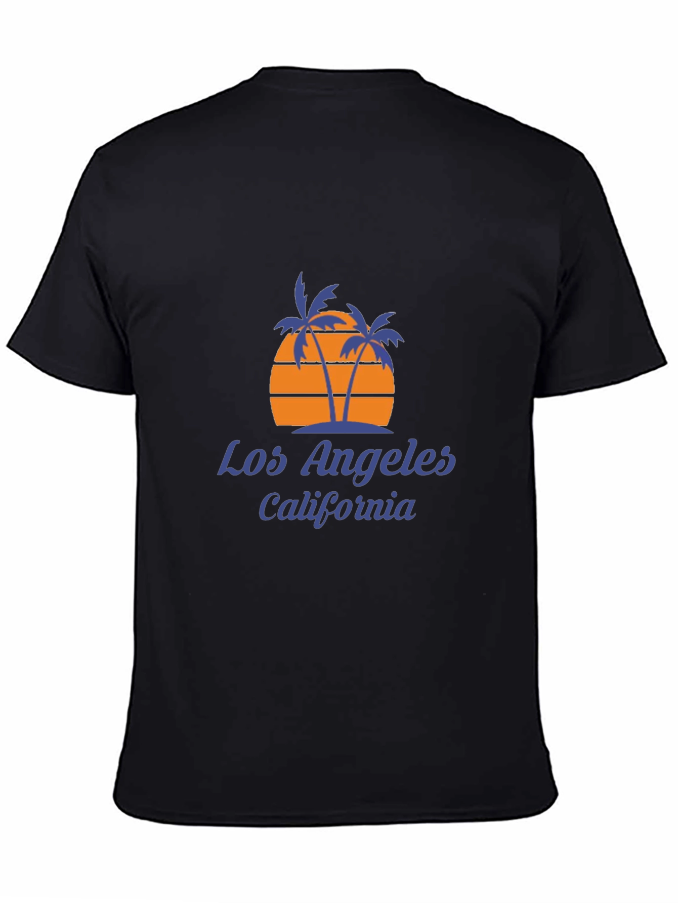 Los Angeles California Palm Tree Sunset Graphic Tee