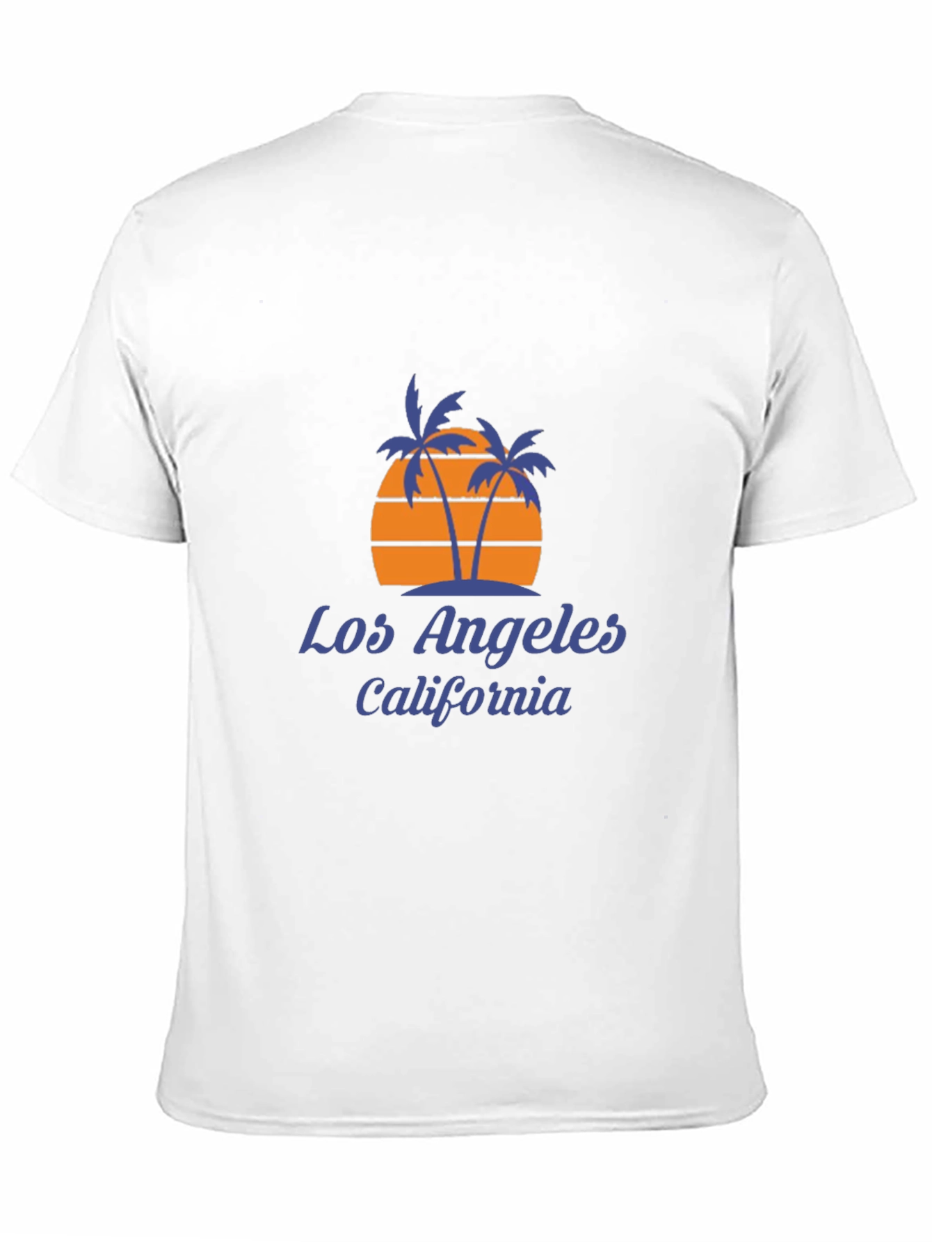 Los Angeles California Palm Tree Sunset Graphic Tee