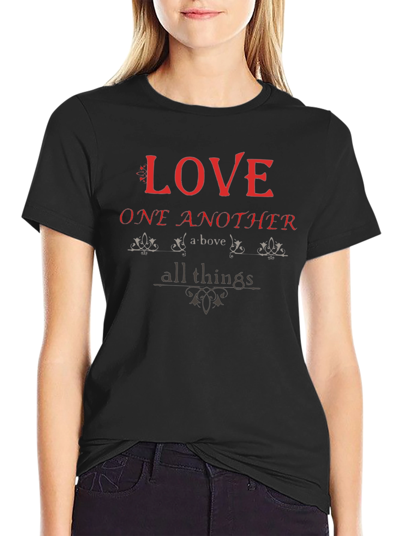 Love One Another T-Shirt - Black