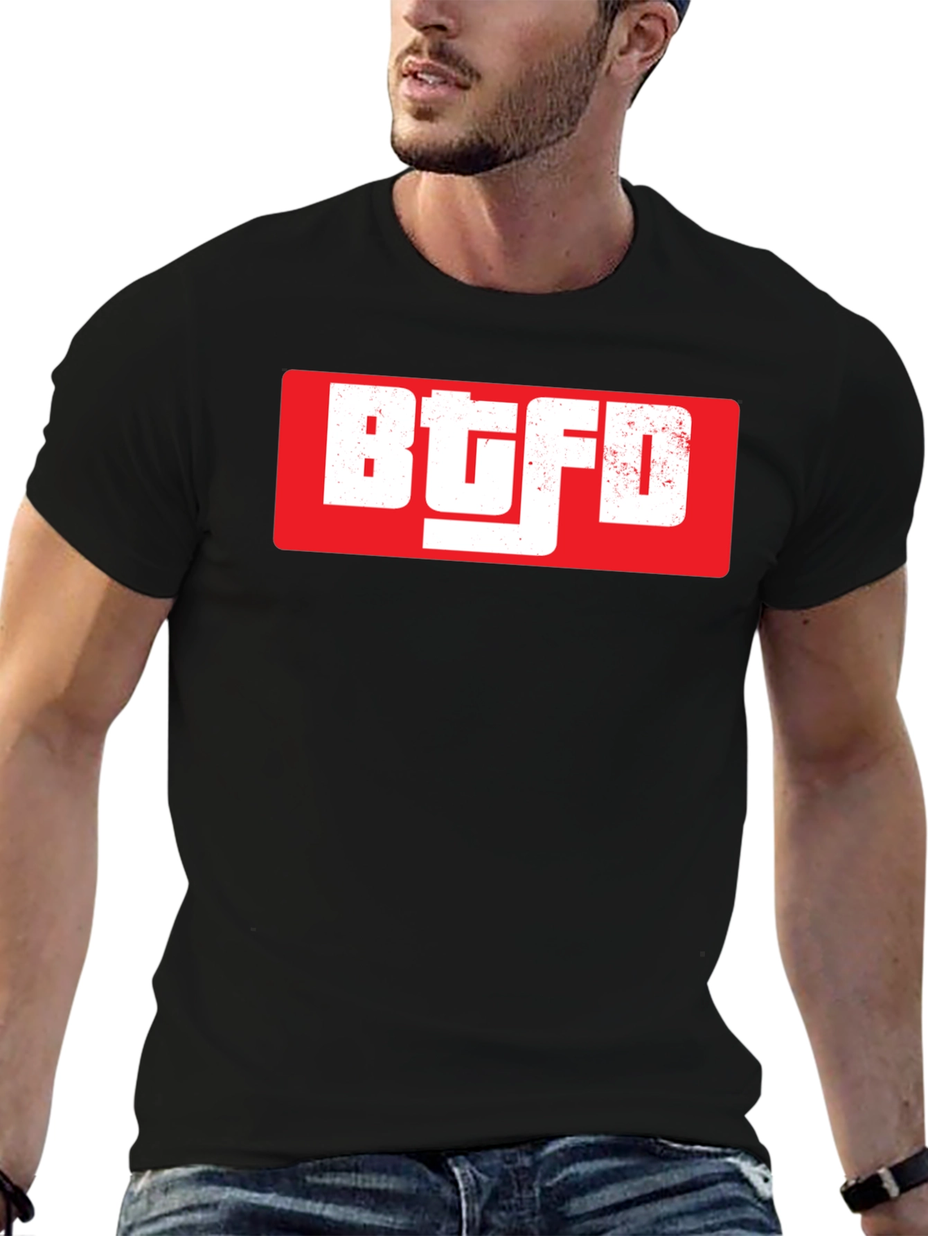 BTGFD Graphic Tee - Black Crewneck T-Shirt