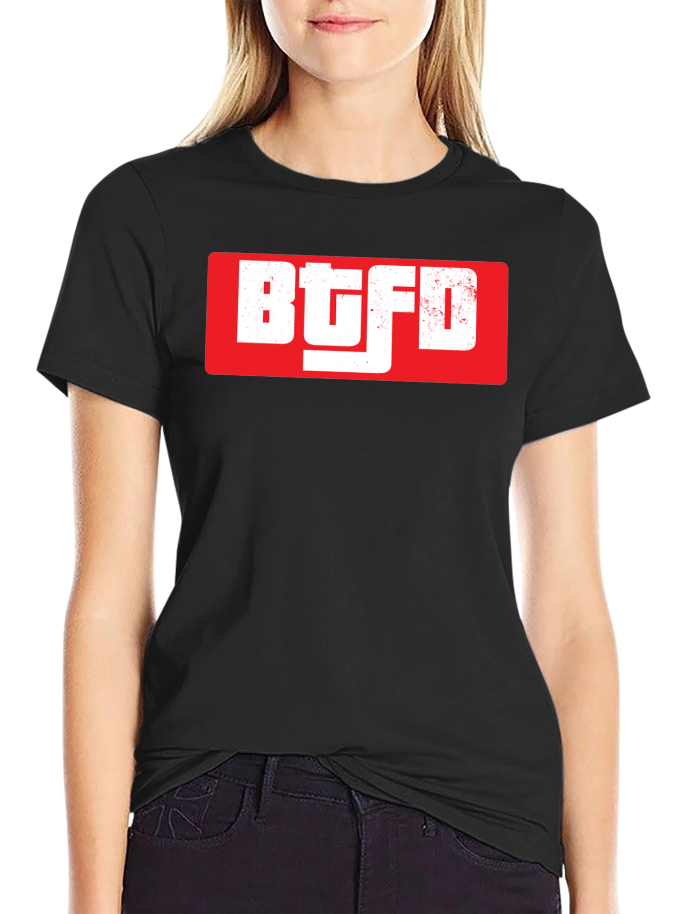 BTGFD Graphic Tee - Black Crewneck T-Shirt