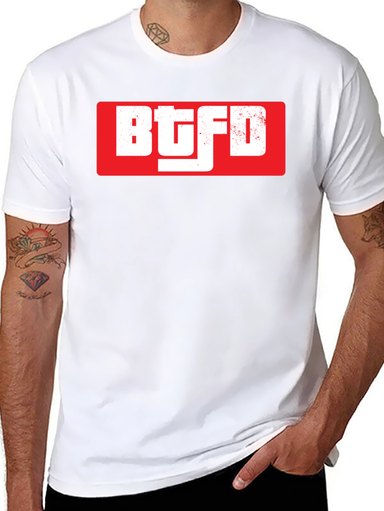 BTGFD Graphic Tee - Black Crewneck T-Shirt