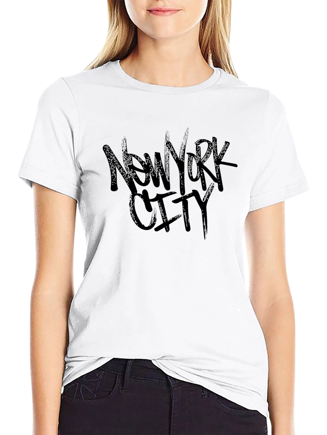New York City Graphic Tee - Black