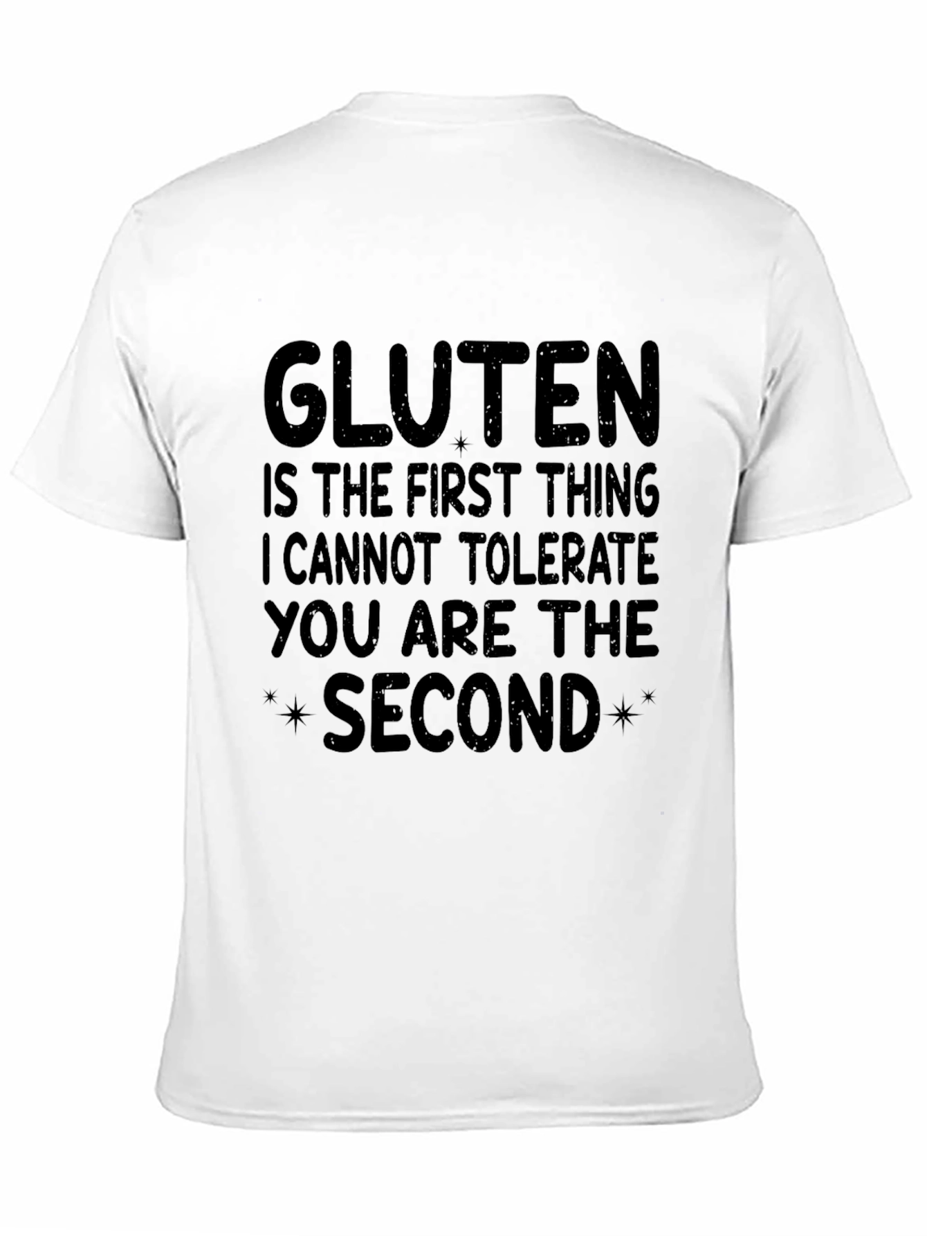 Funny Gluten Intolerance Graphic T-Shirt