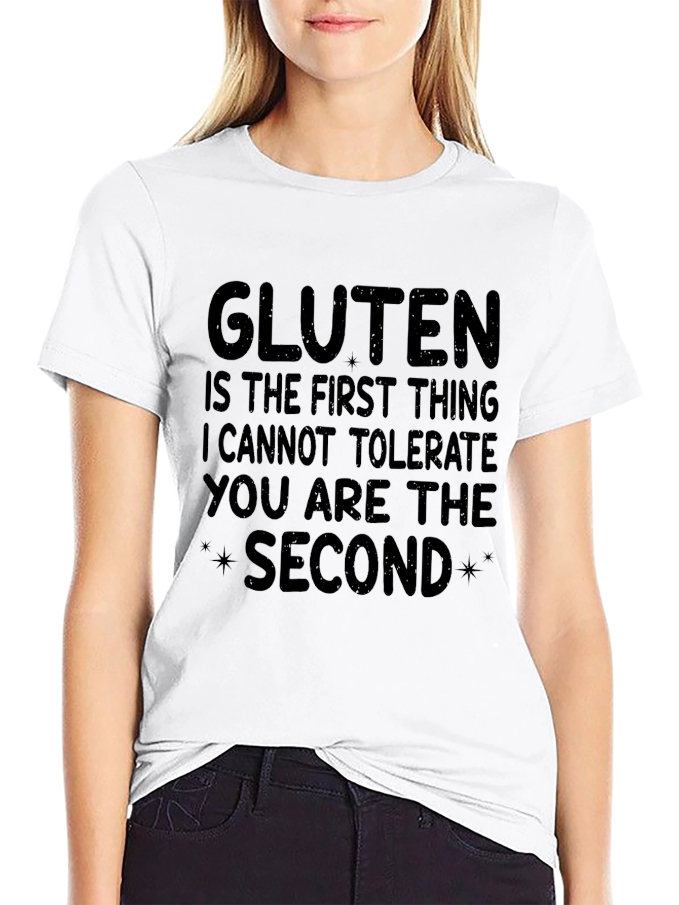 Funny Gluten Intolerance Graphic T-Shirt