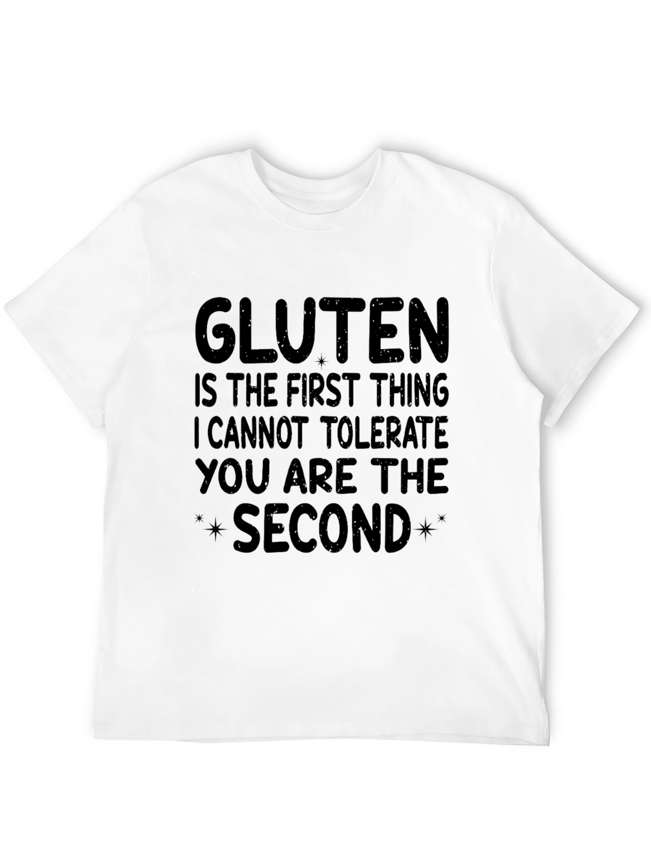 Funny Gluten Intolerance Graphic T-Shirt