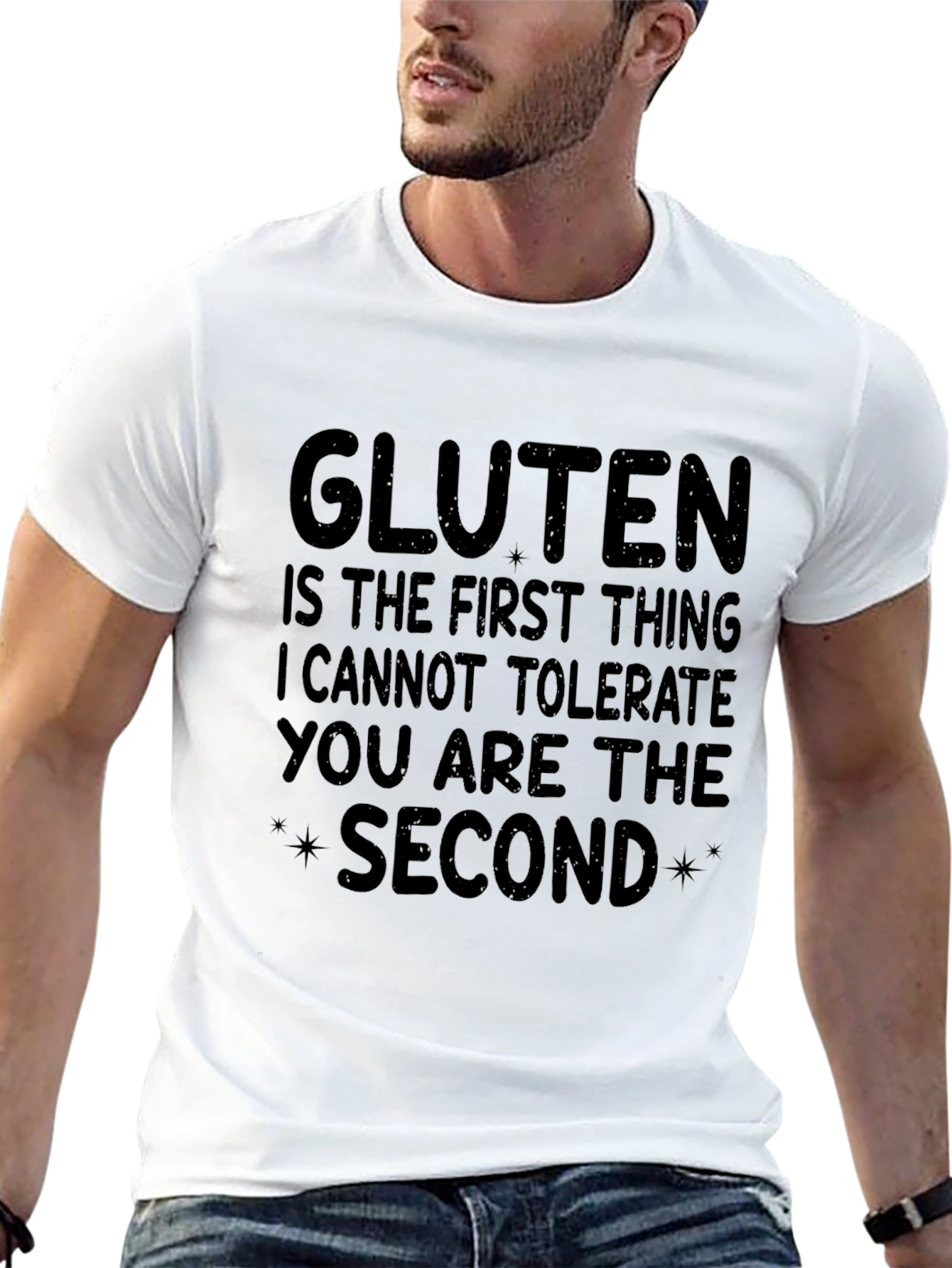 Funny Gluten Intolerance Graphic T-Shirt