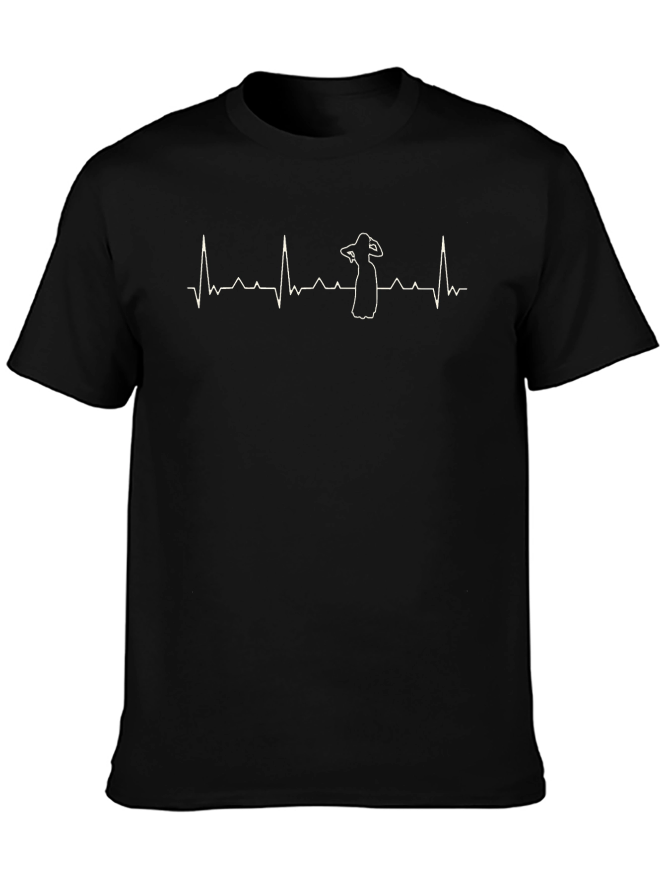 Heartbeat Bride T-Shirt - Black